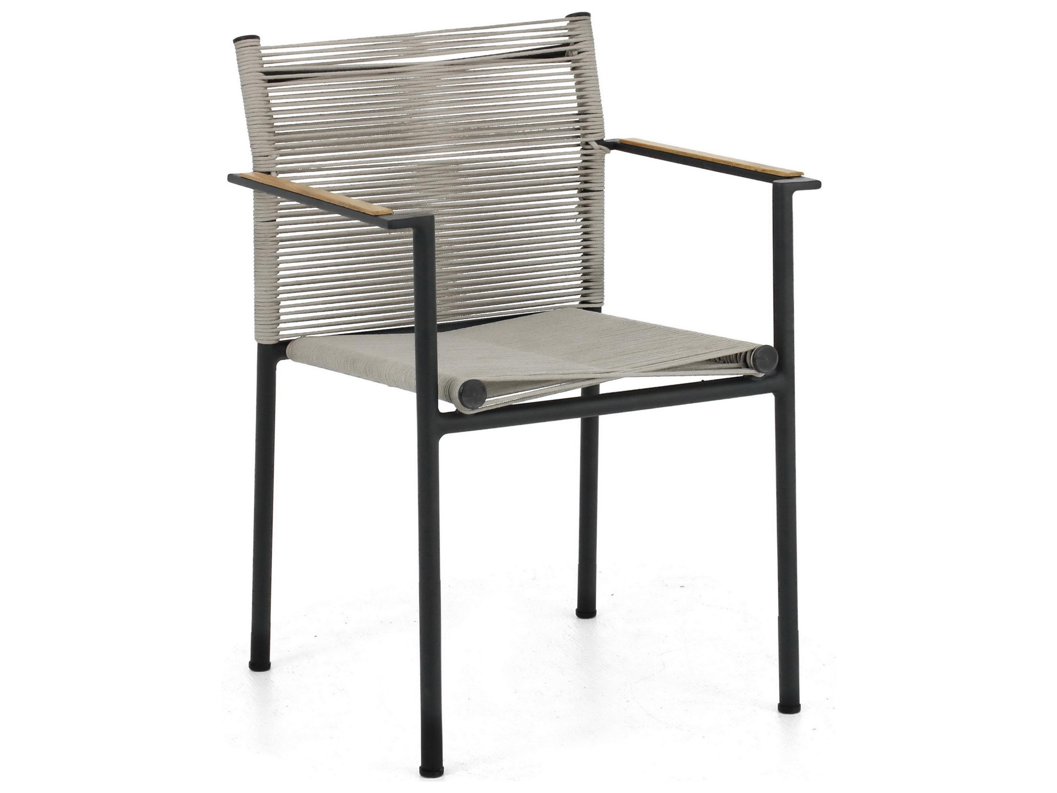Alfresco Home Jakarta Taupe Wicker Outdoor Dining Chair