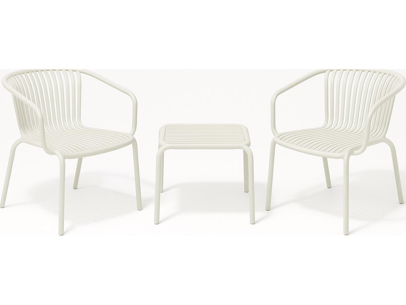 Alfresco Home Recycled Plastic Lounge Set