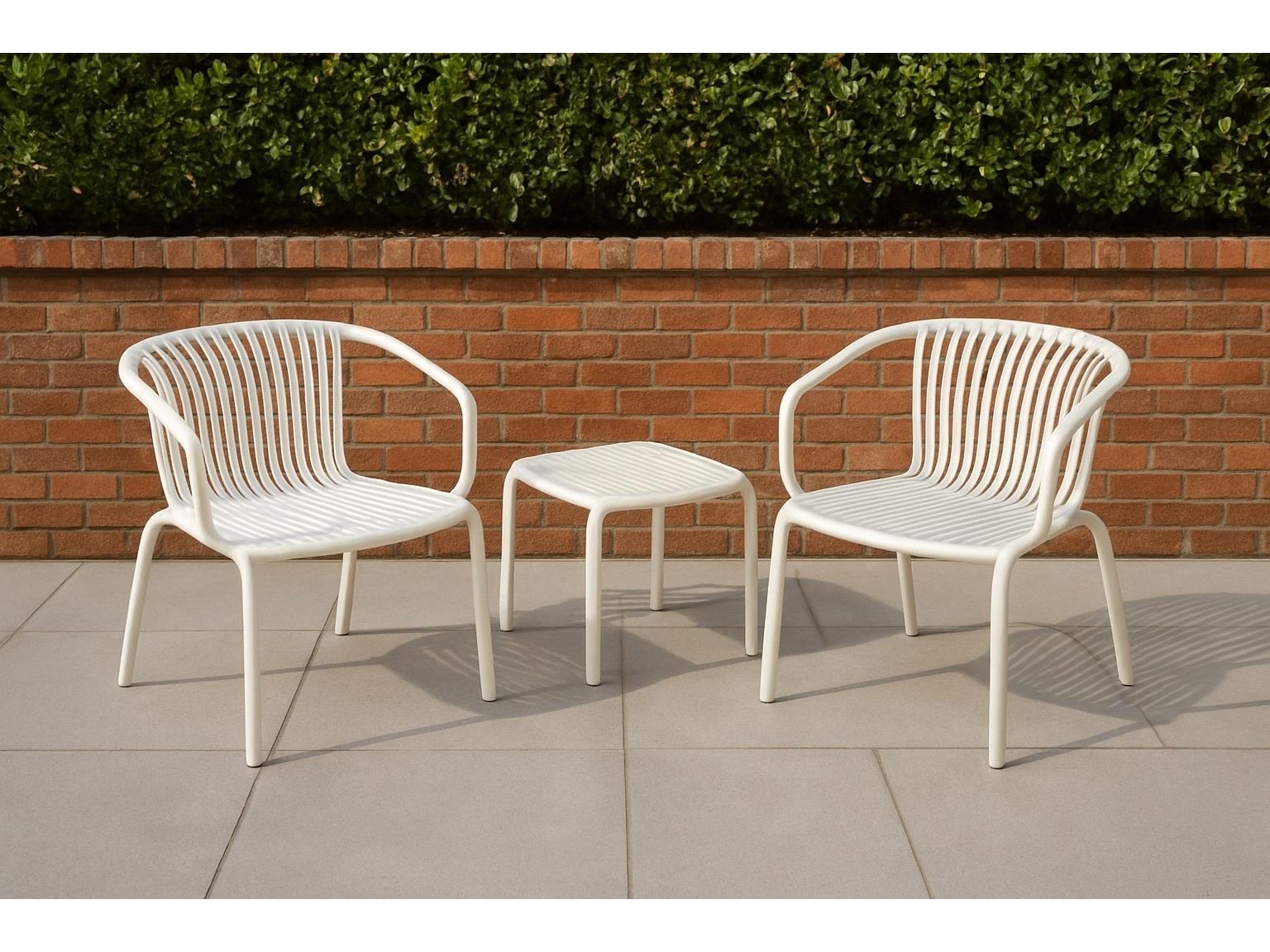 Alfresco Home Recycled Plastic Lounge Set