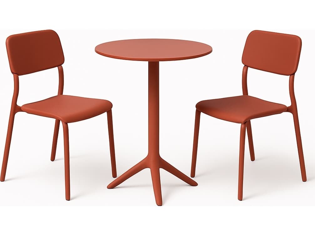 Alfresco Home Mattone Recycled Plastic Dining Set