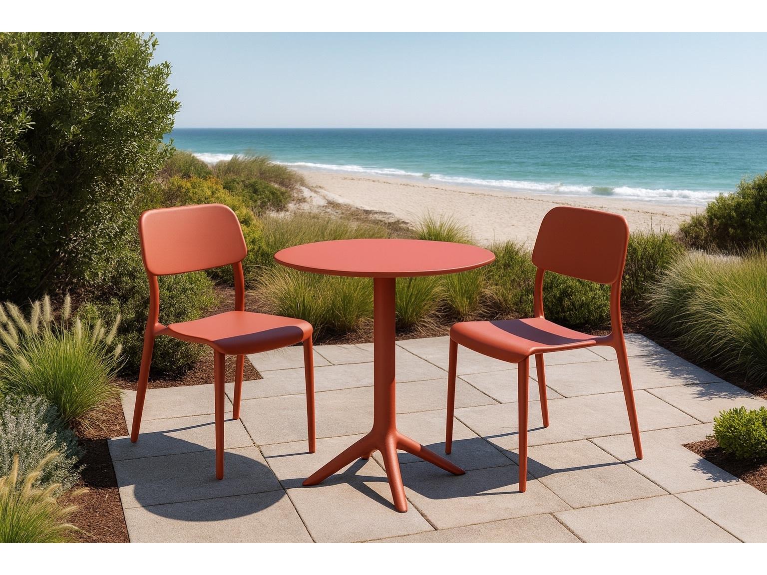 Alfresco Home Mattone Recycled Plastic Dining Set