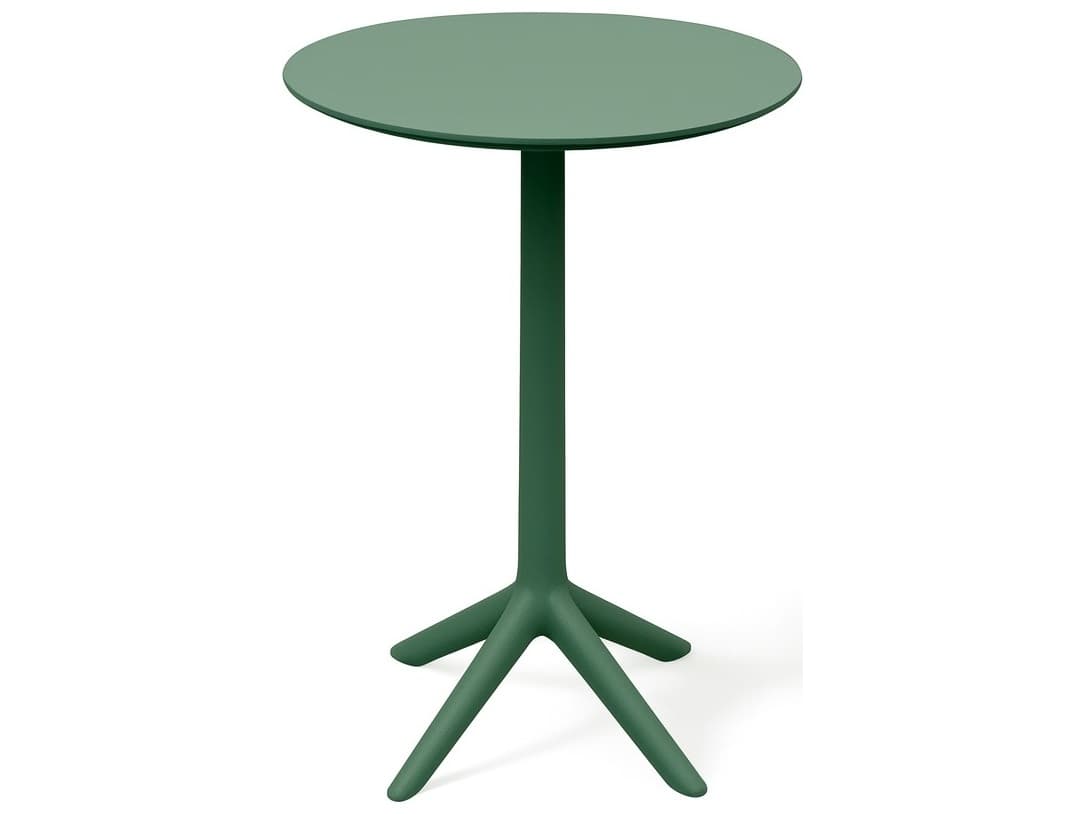 Alfresco Home Pino Recycled Plastic Round Bistro Table