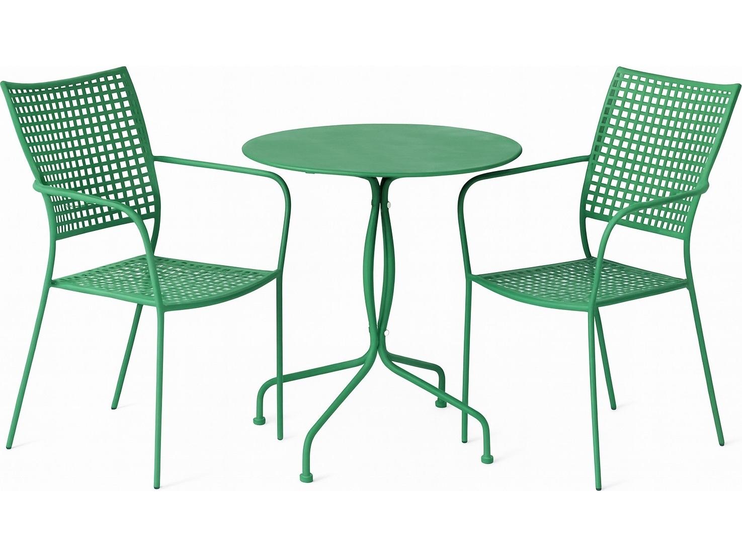 Alfresco Home Hunter Green Wrought Iron Dining Set
