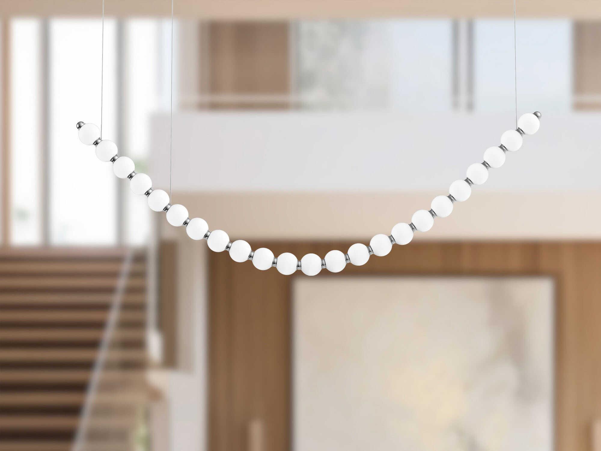 Alora Lighting Akoya Chrome Linear Chandelier