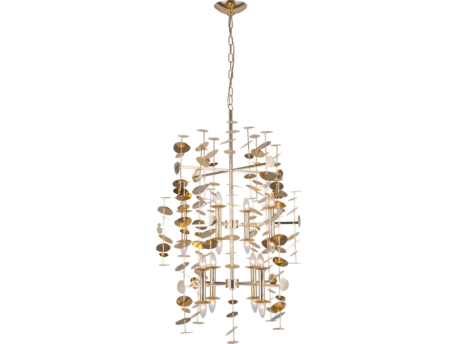Alora Lighting Yukari 16-Light Polished Brass Chandelier