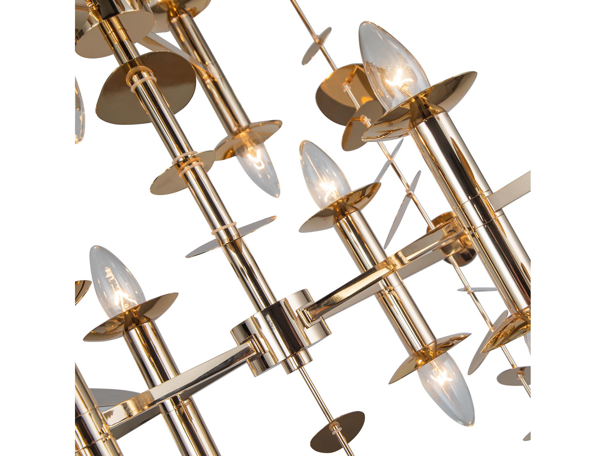 Alora Lighting Yukari 16-Light Polished Brass Chandelier