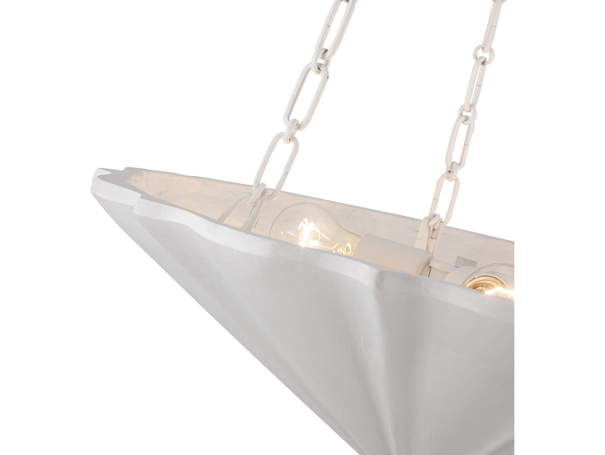 Alora Lighting Martine 3-Light Antique White Chandelier