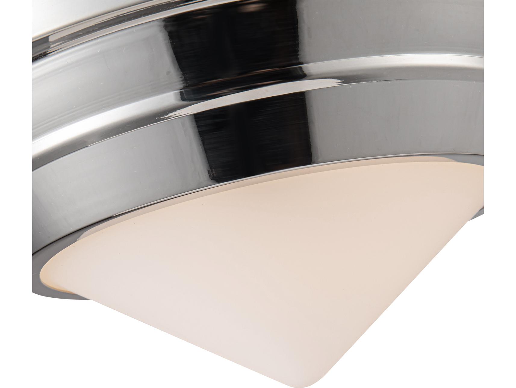 Alora Lighting Willard 1-Light Polished Nickel Flush Mount