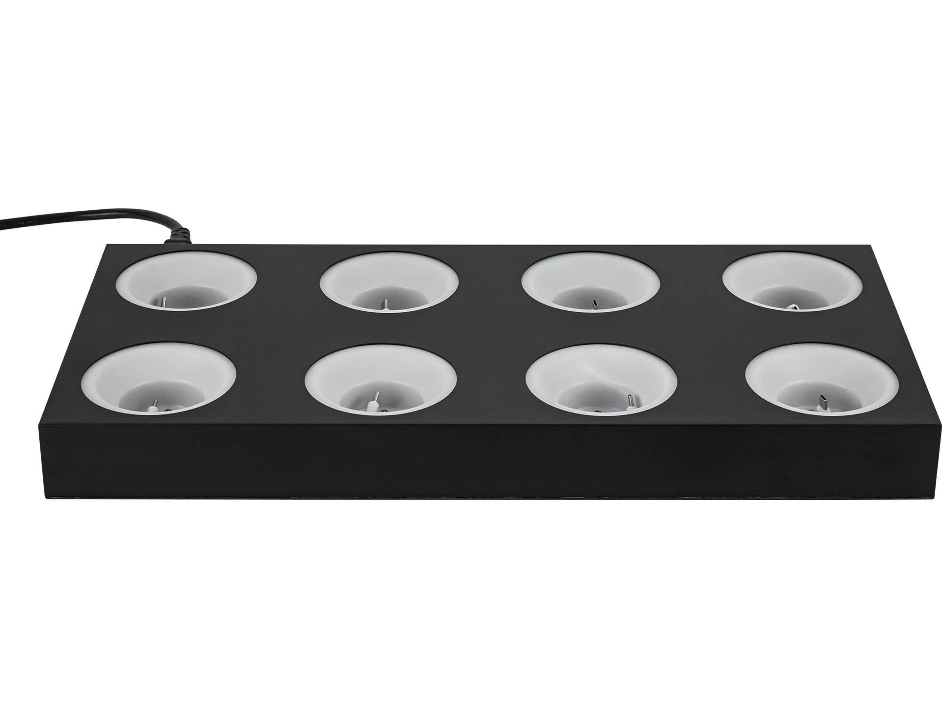 Alora Lighting Marni 8-Unit Black Charging Station