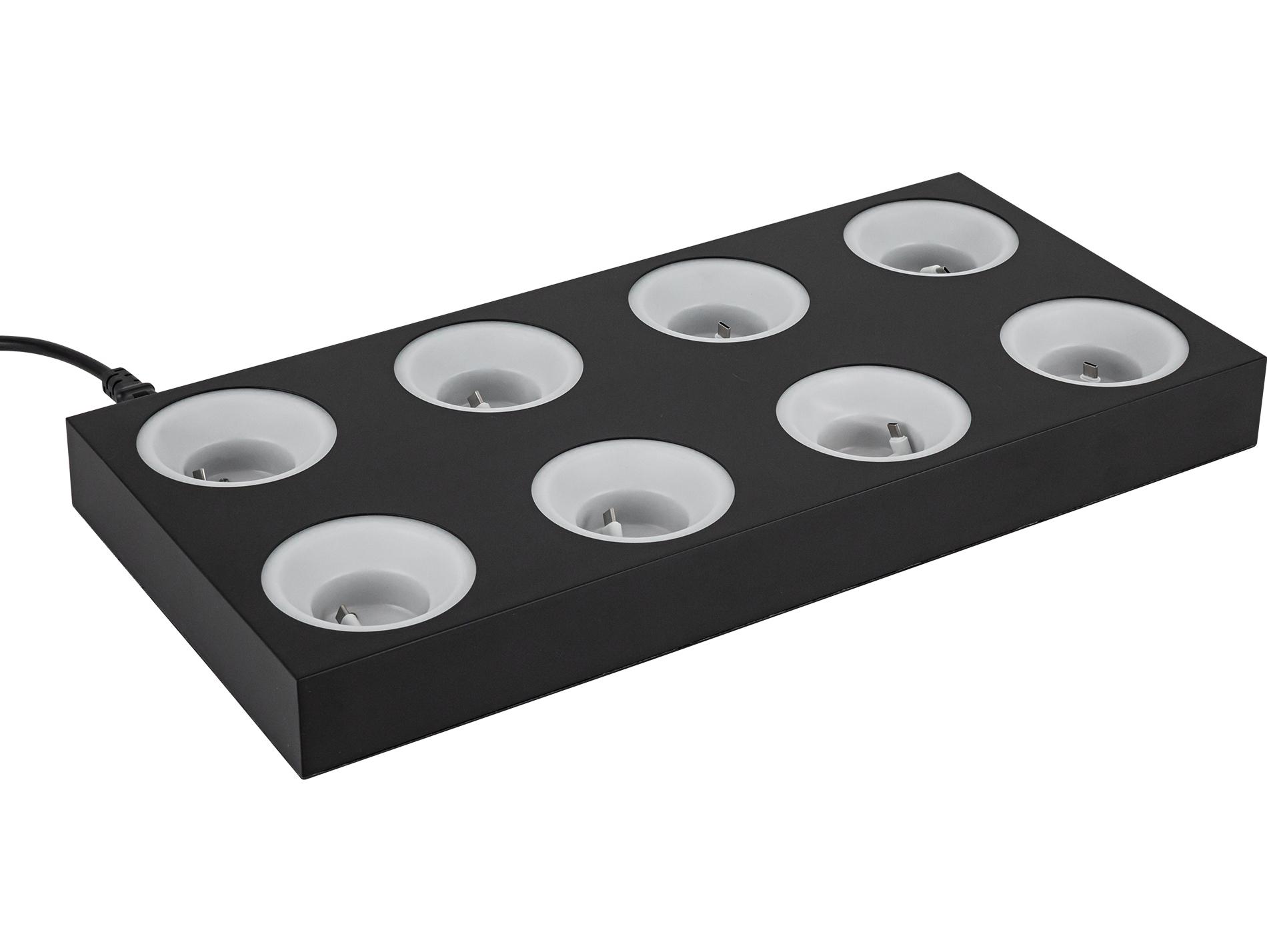 Alora Lighting Marni 8-Unit Black Charging Station