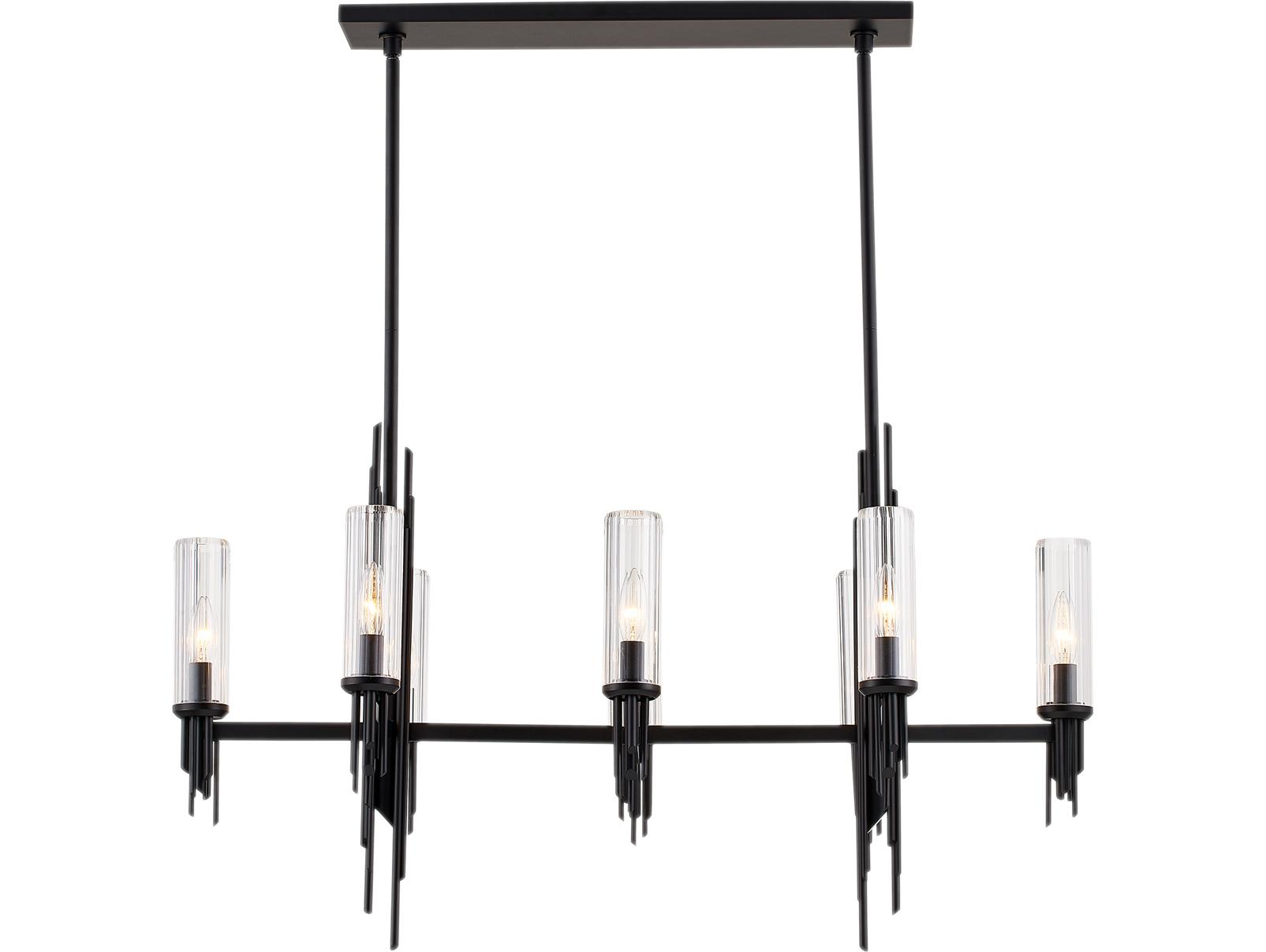 Alora Lighting Torres 8-Light Matte Black Island Pendant