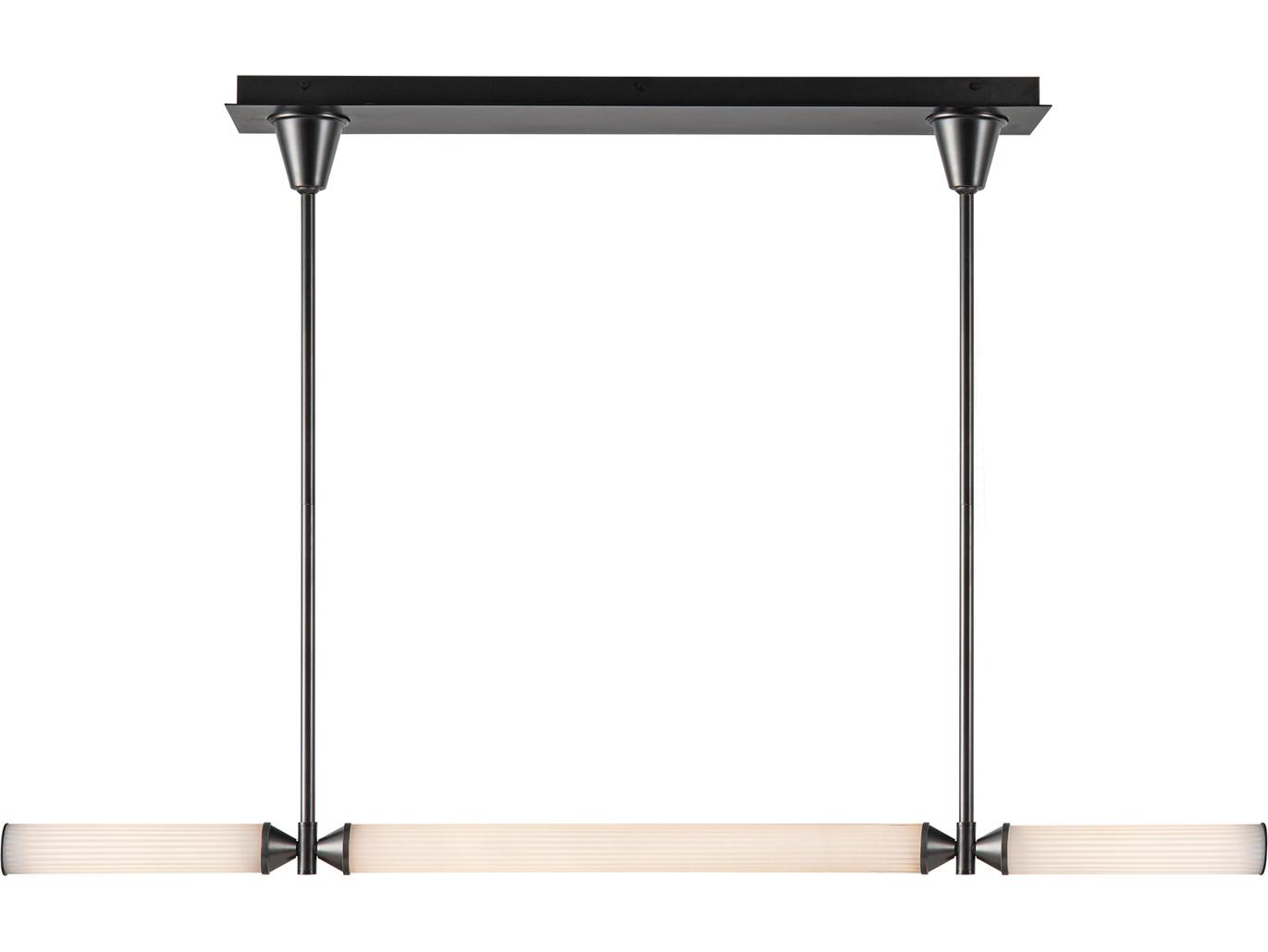 Alora Lighting Edwin Urban Bronze Black Linear Island Pendant