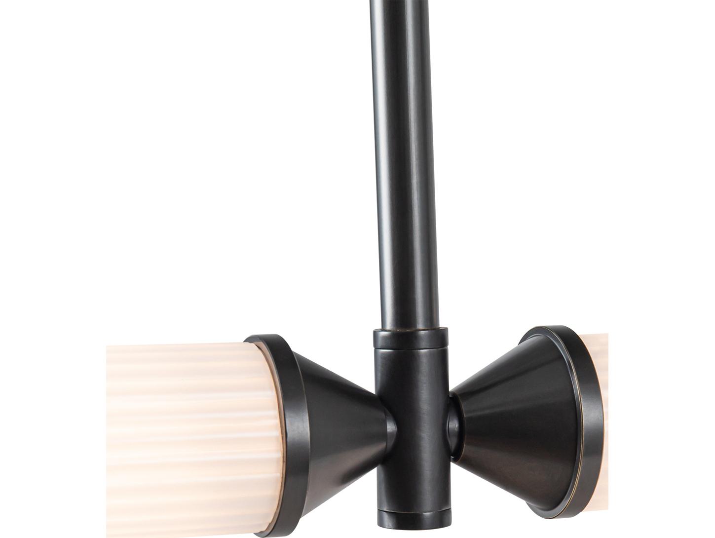 Alora Lighting Edwin Urban Bronze Black Linear Island Pendant