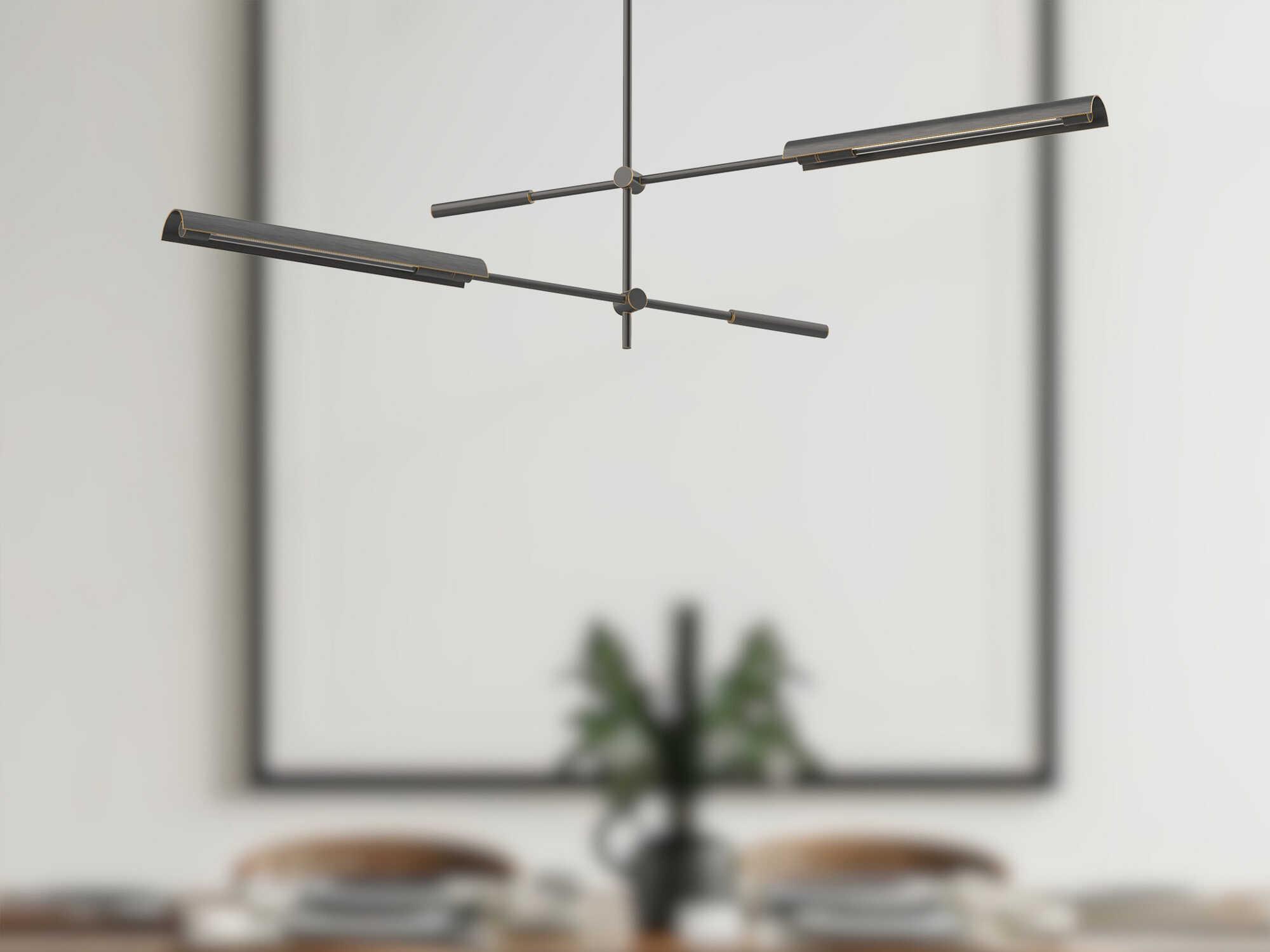 Alora Lighting Astrid Urban Bronze Linear Pendant