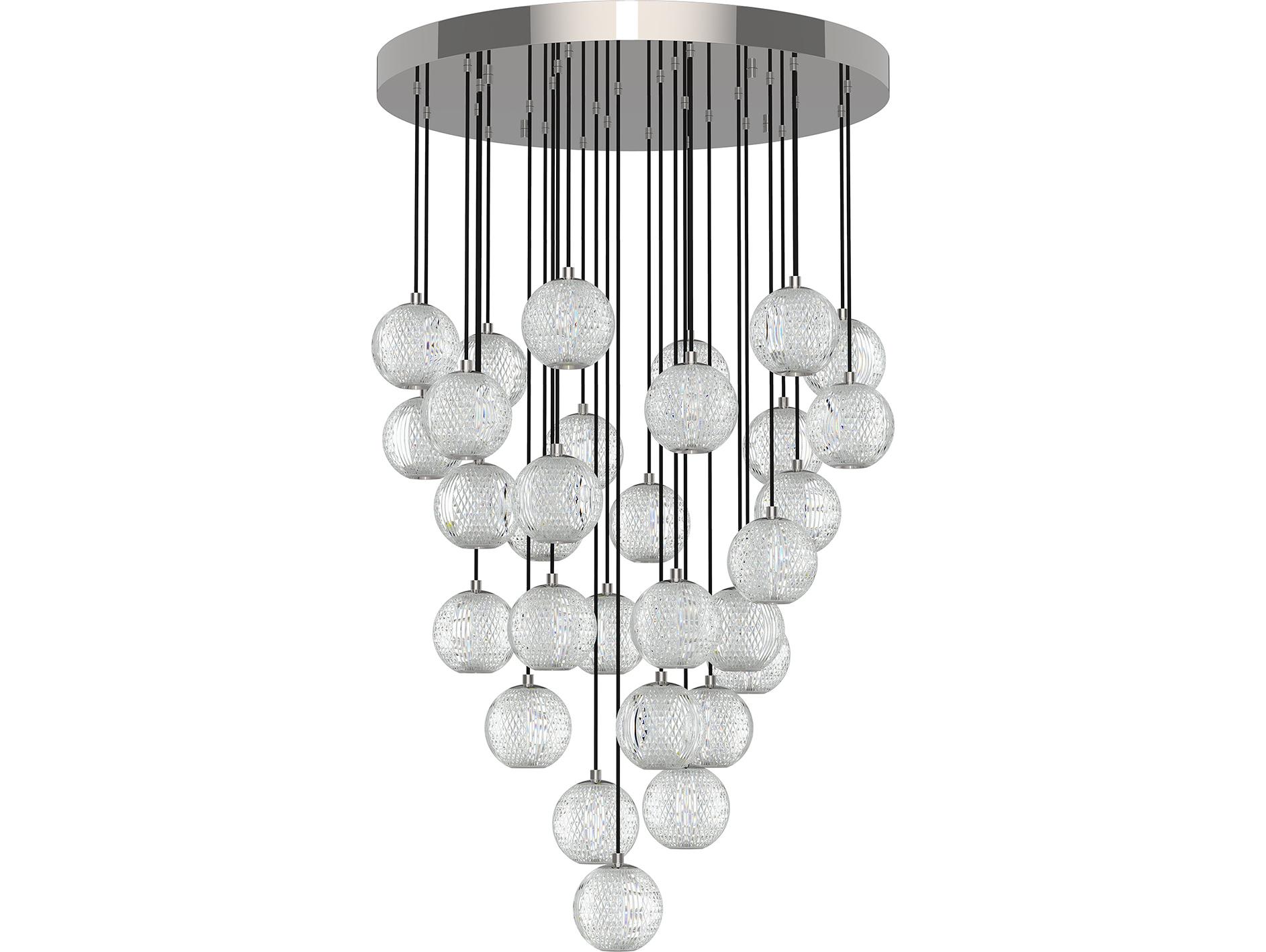 Alora Lighting Marni Polished Nickel Globe Pendant
