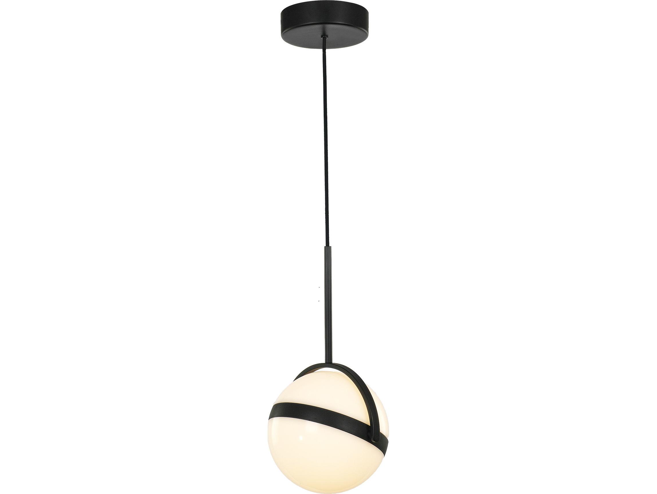 Alora Lighting Globo Matte Black Globe Mini Pendant