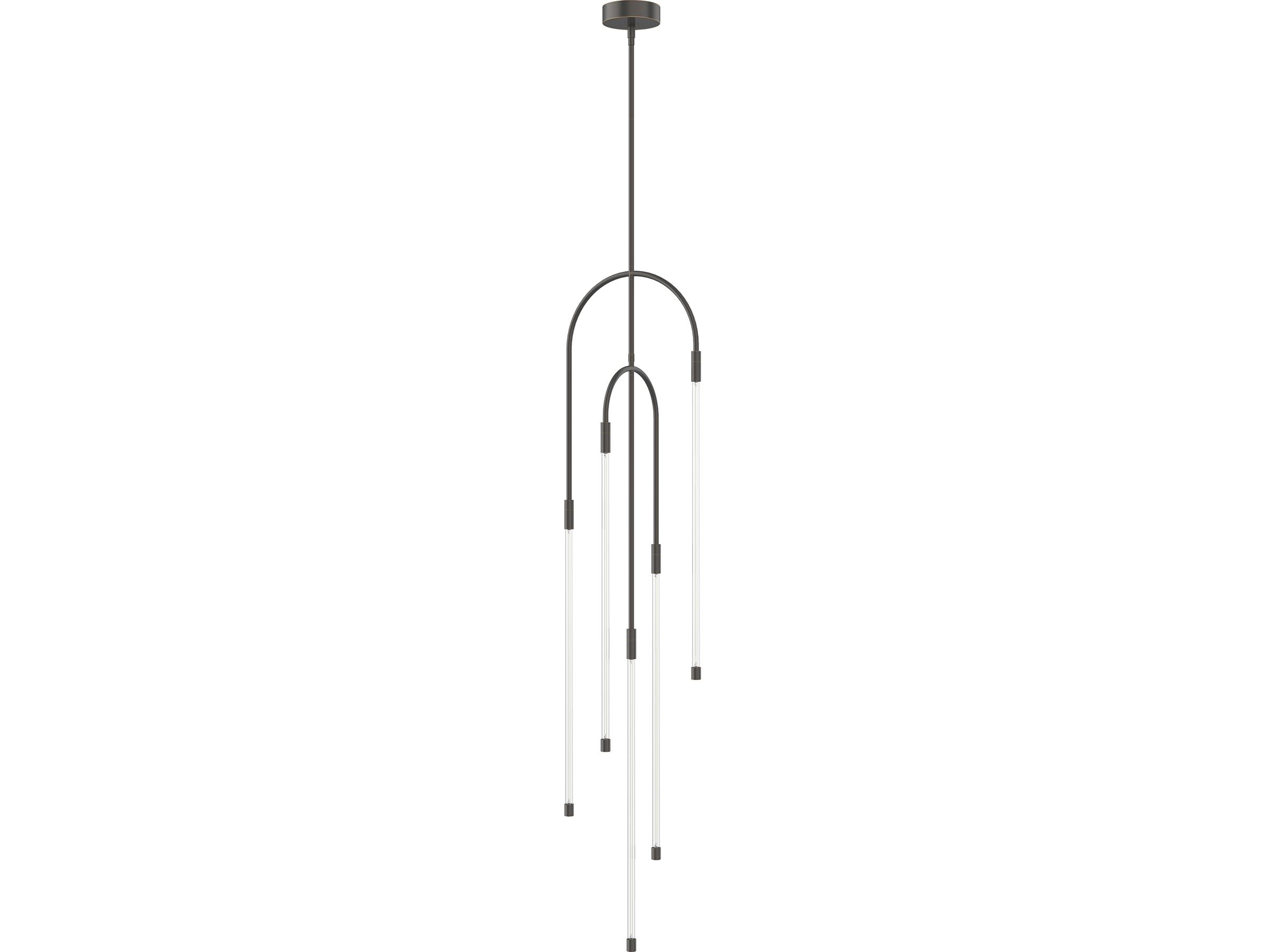 Alora Lighting Honour Urban Bronze Black Linear Mini Pendant
