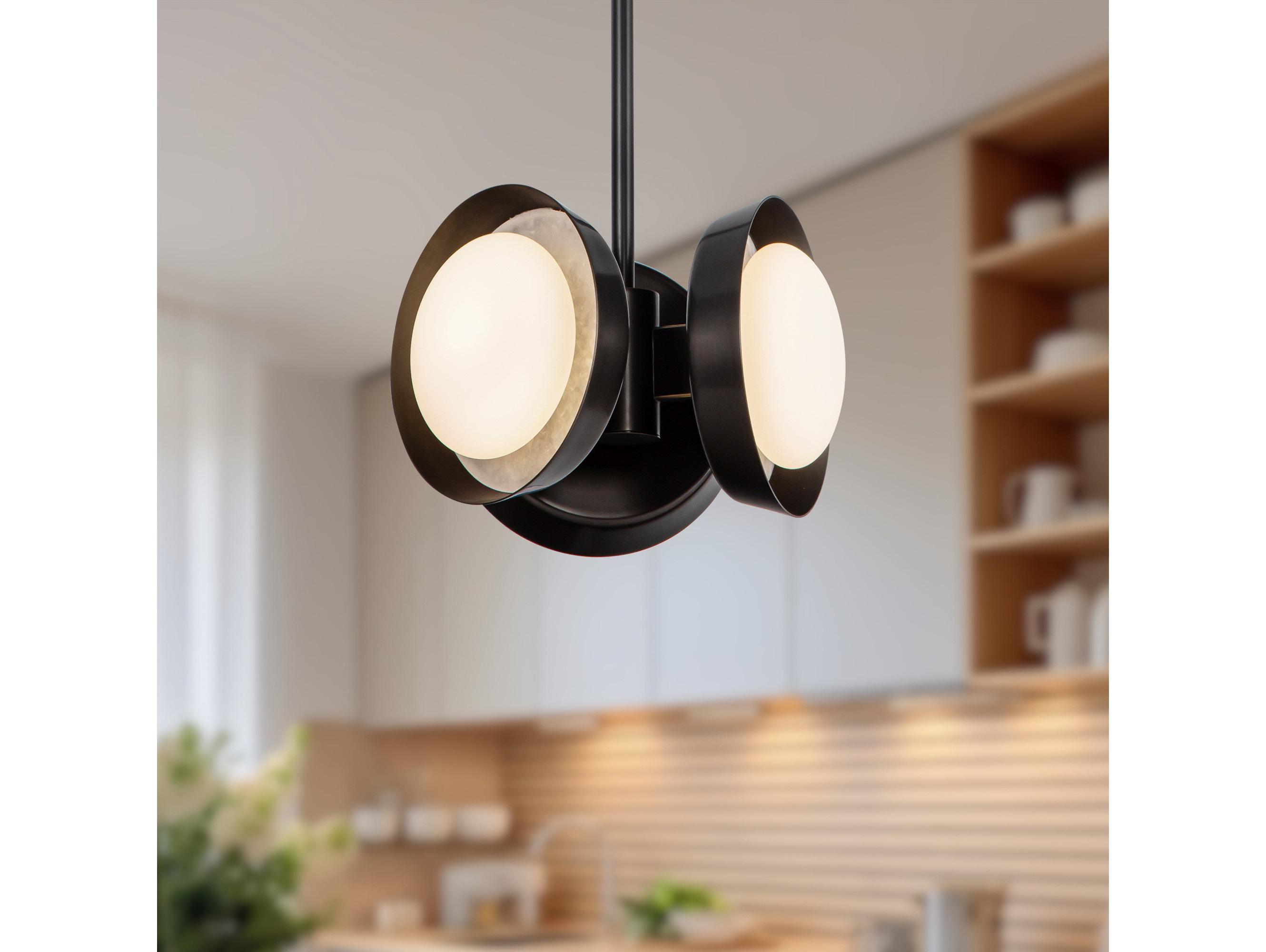 Alora Lighting Alonso Urban Bronze Round Mini Pendant