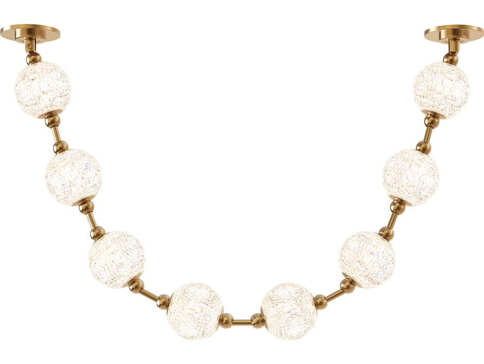 Alora Lighting Marni Natural Brass Linear Island Pendant