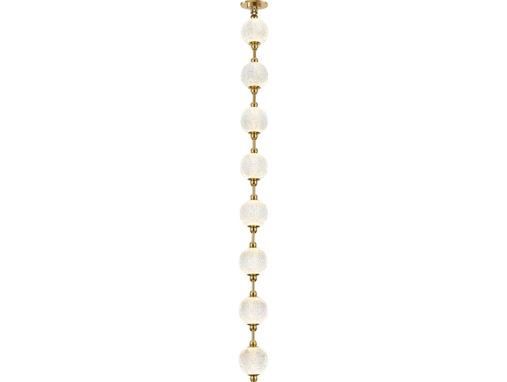 Alora Lighting Marni Natural Brass Linear Island Pendant