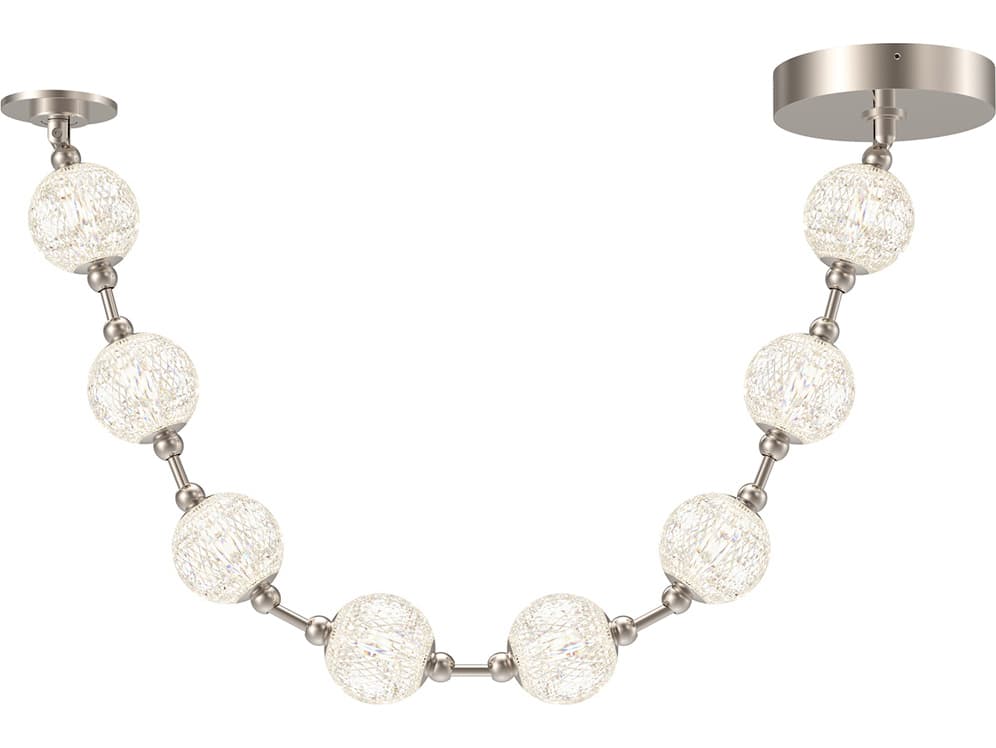 Alora Lighting Marni Polished Nickel Linear Island Pendant