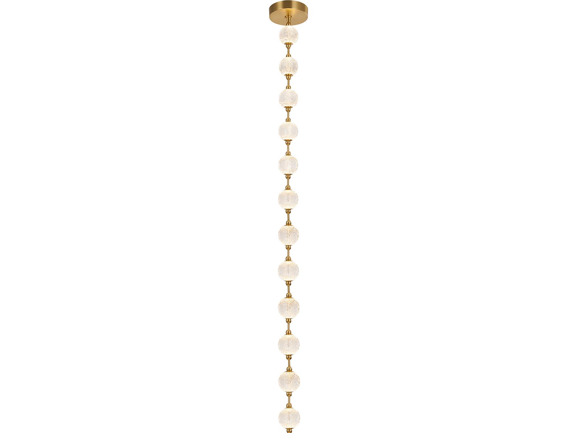 Alora Lighting Marni Natural Brass Linear Island Pendant