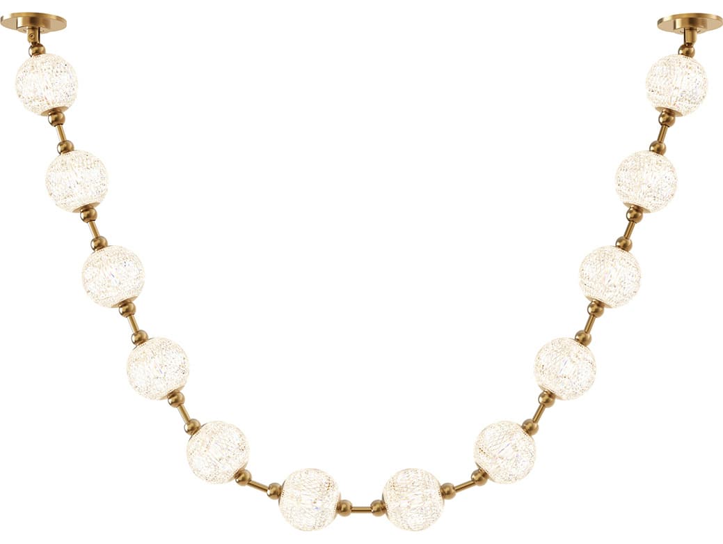 Alora Lighting Marni Natural Brass Linear Island Pendant