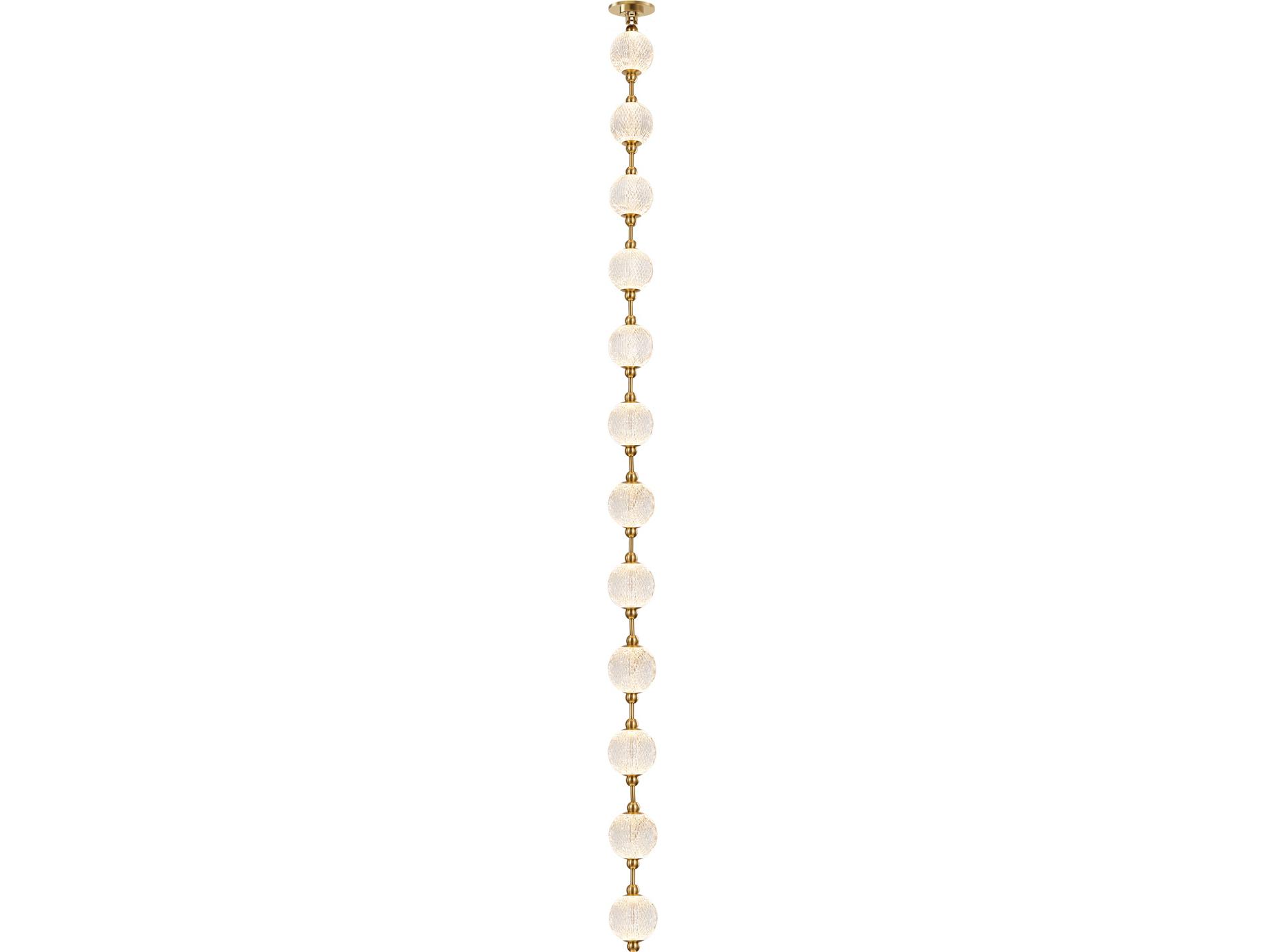 Alora Lighting Marni Natural Brass Linear Island Pendant