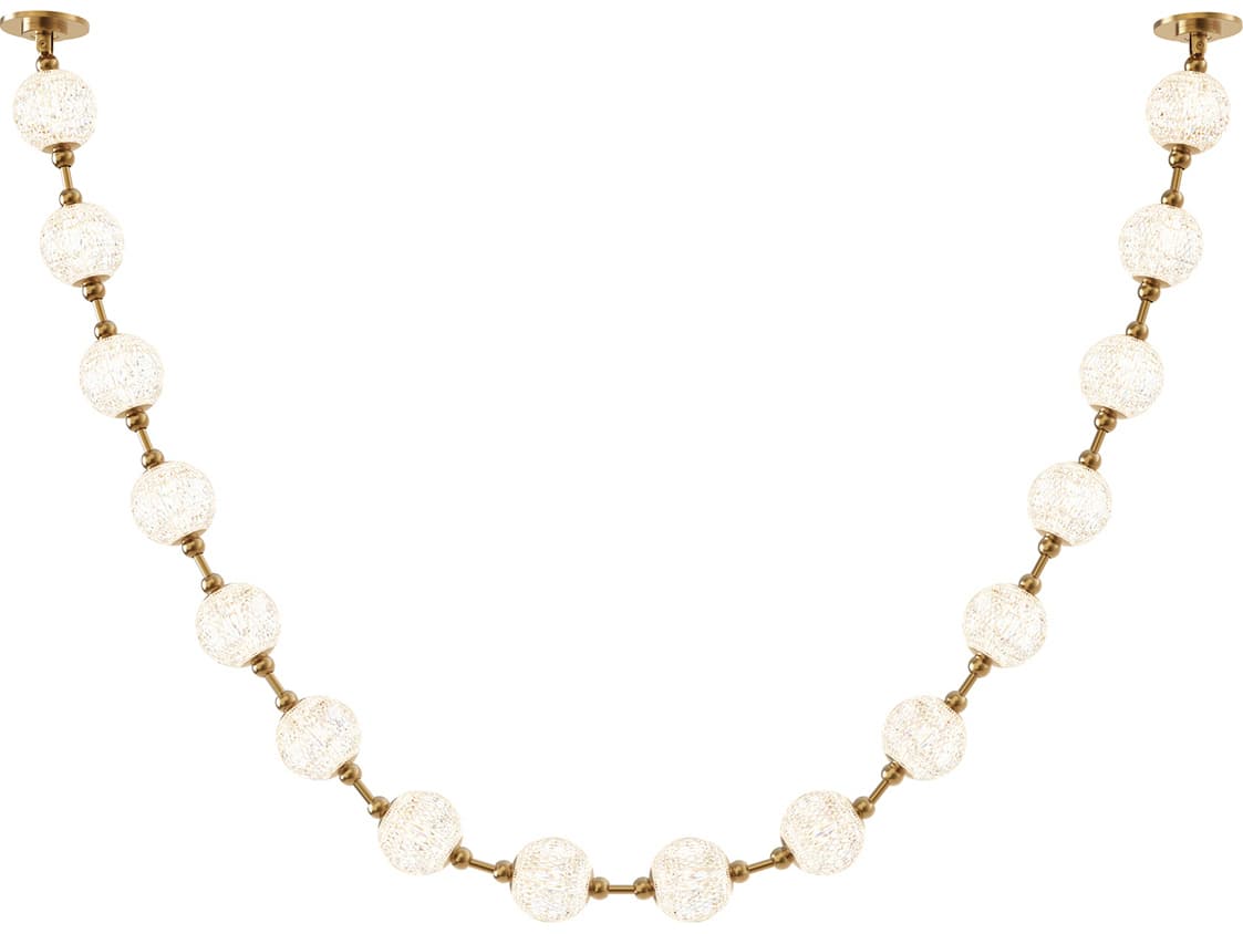 Alora Lighting Marni Natural Brass Linear Island Pendant