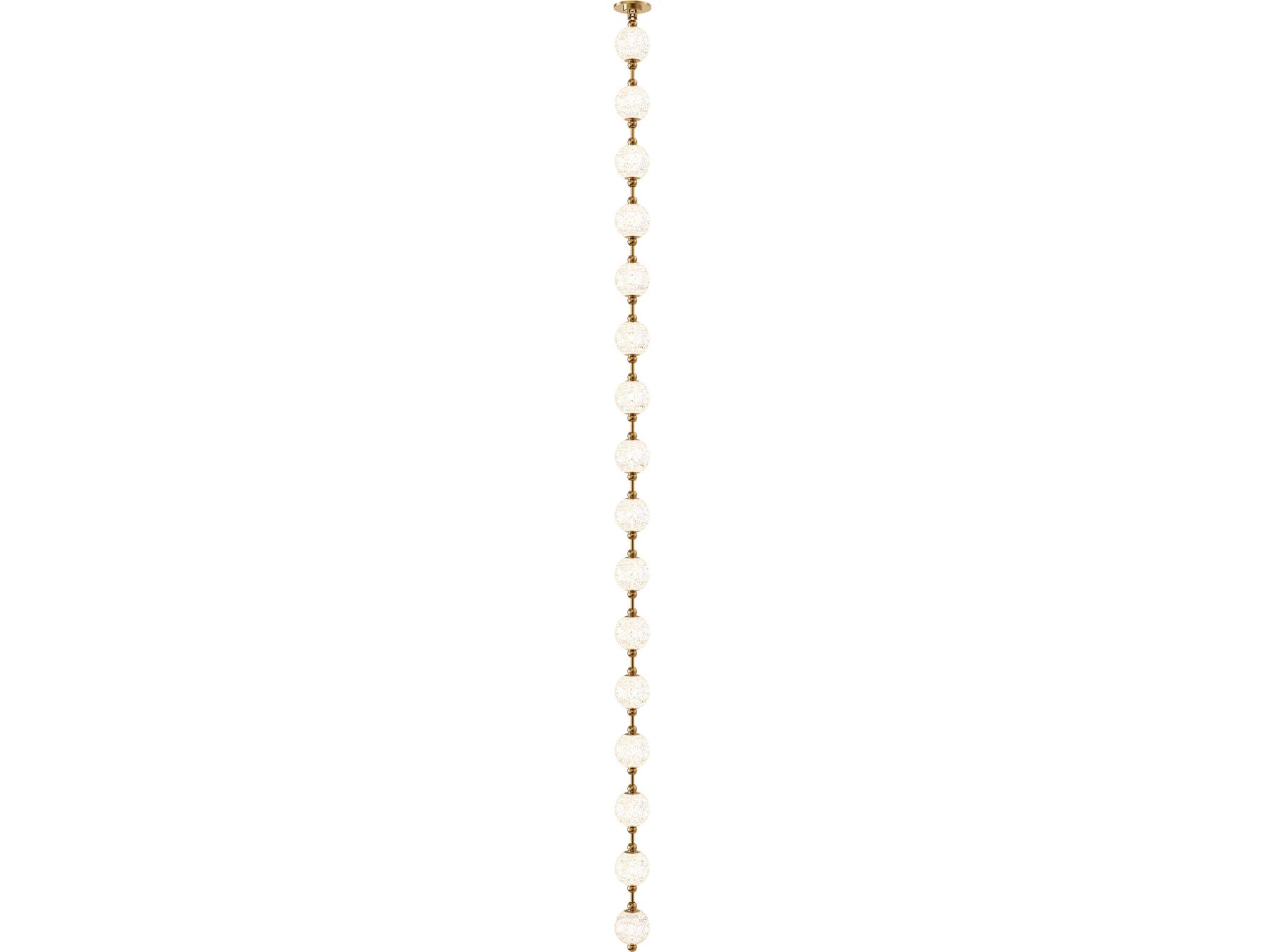 Alora Lighting Marni Natural Brass Linear Island Pendant