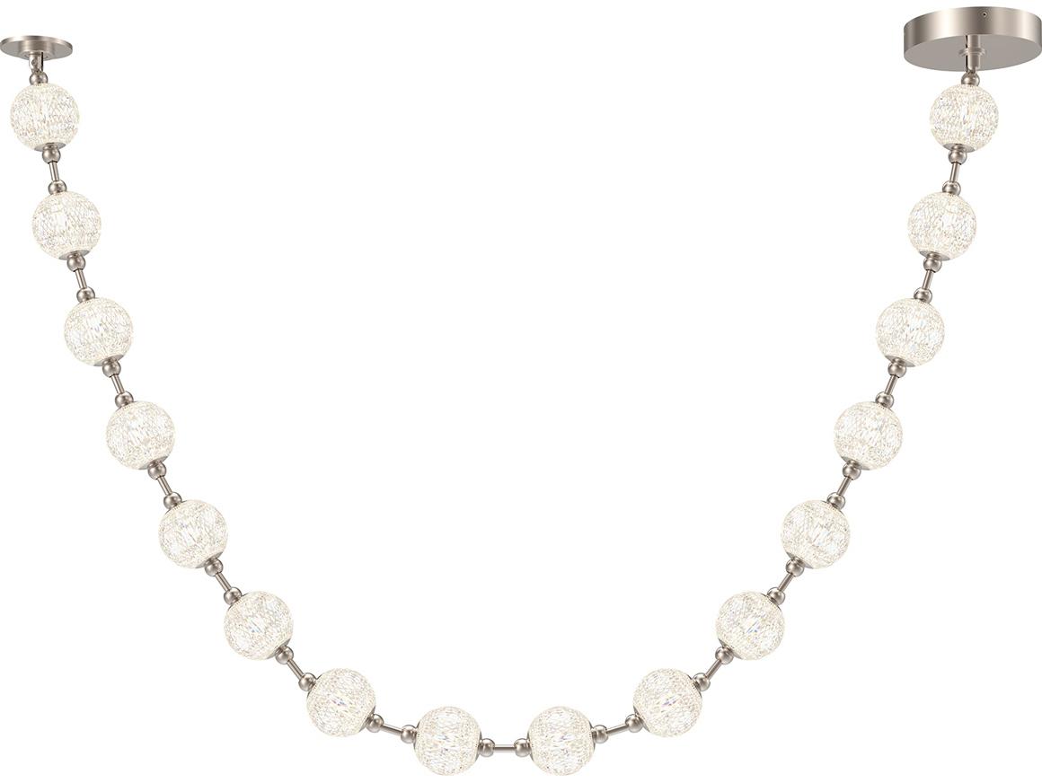 Alora Lighting Marni Polished Nickel Linear Island Pendant