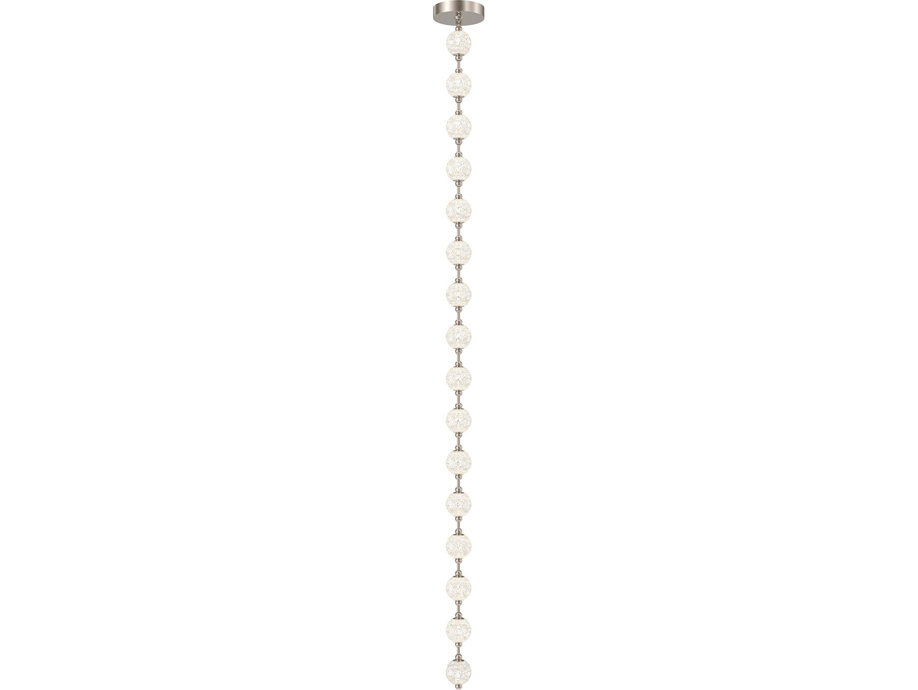 Alora Lighting Marni Polished Nickel Linear Island Pendant