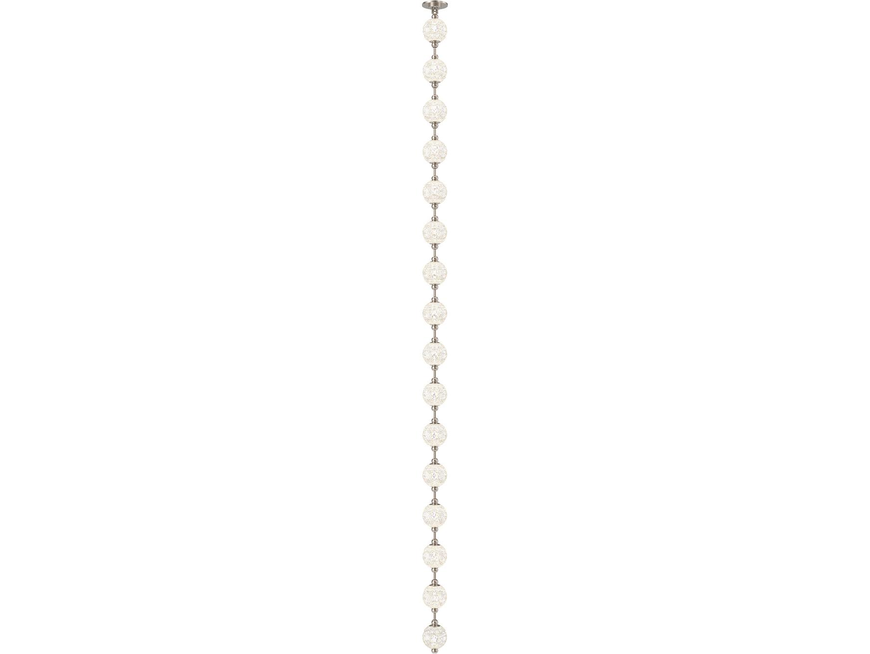 Alora Lighting Marni Polished Nickel Linear Island Pendant