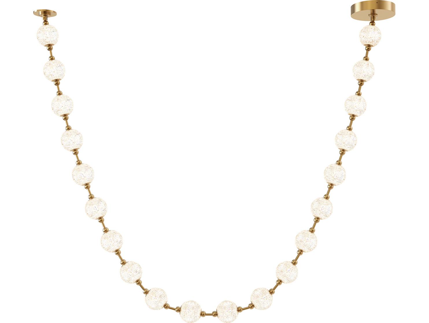 Alora Lighting Marni Natural Brass Linear Island Pendant