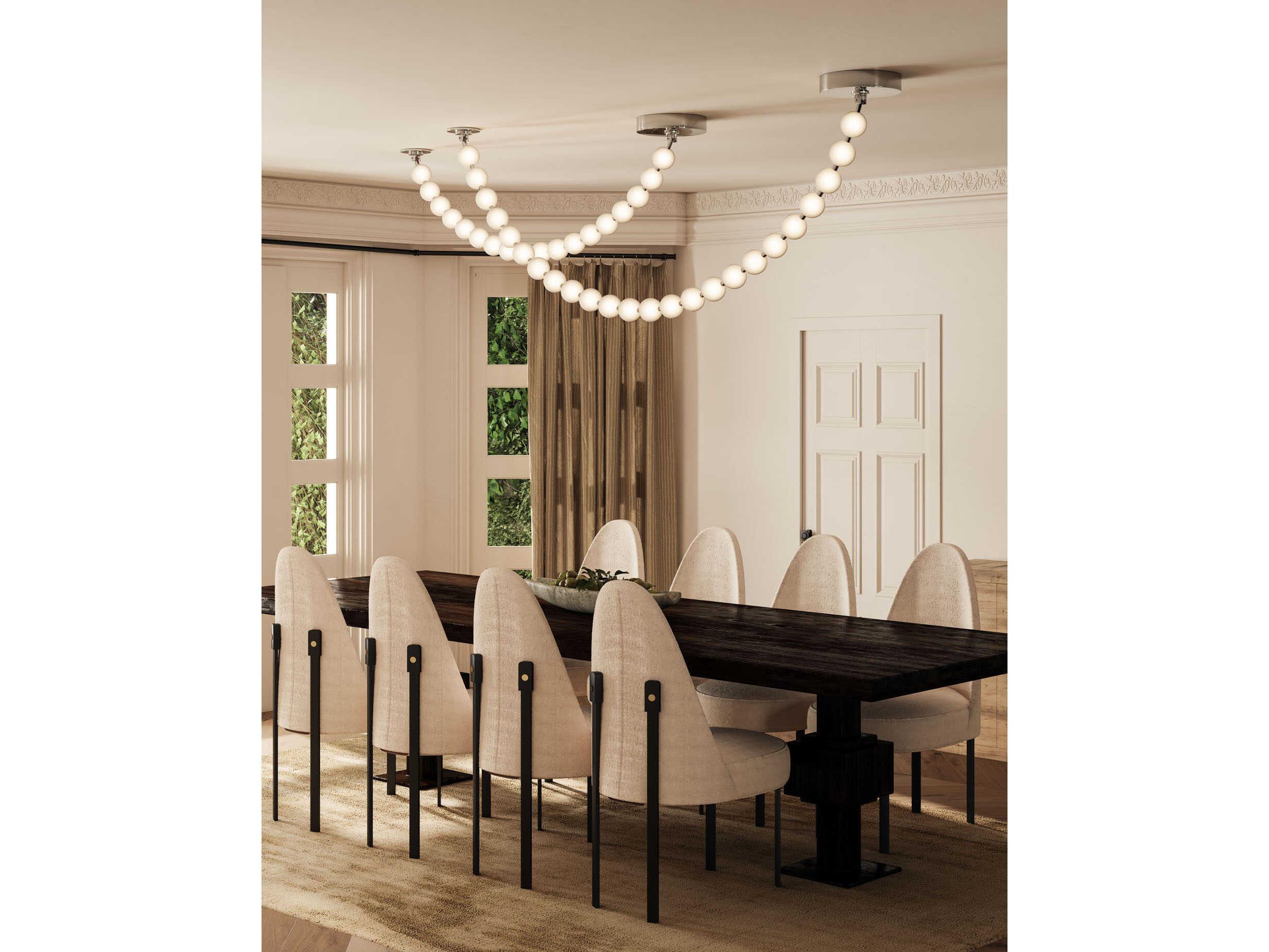 Alora Lighting Akoya Chrome Linear Pendant