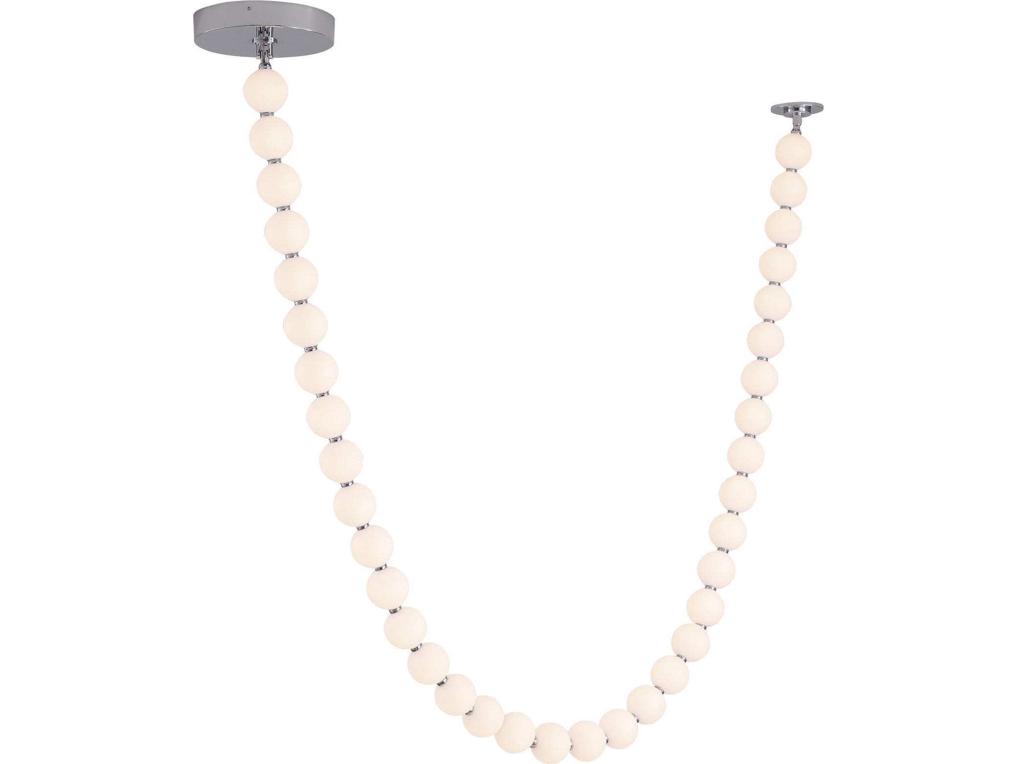 Alora Lighting Akoya Chrome Linear Pendant