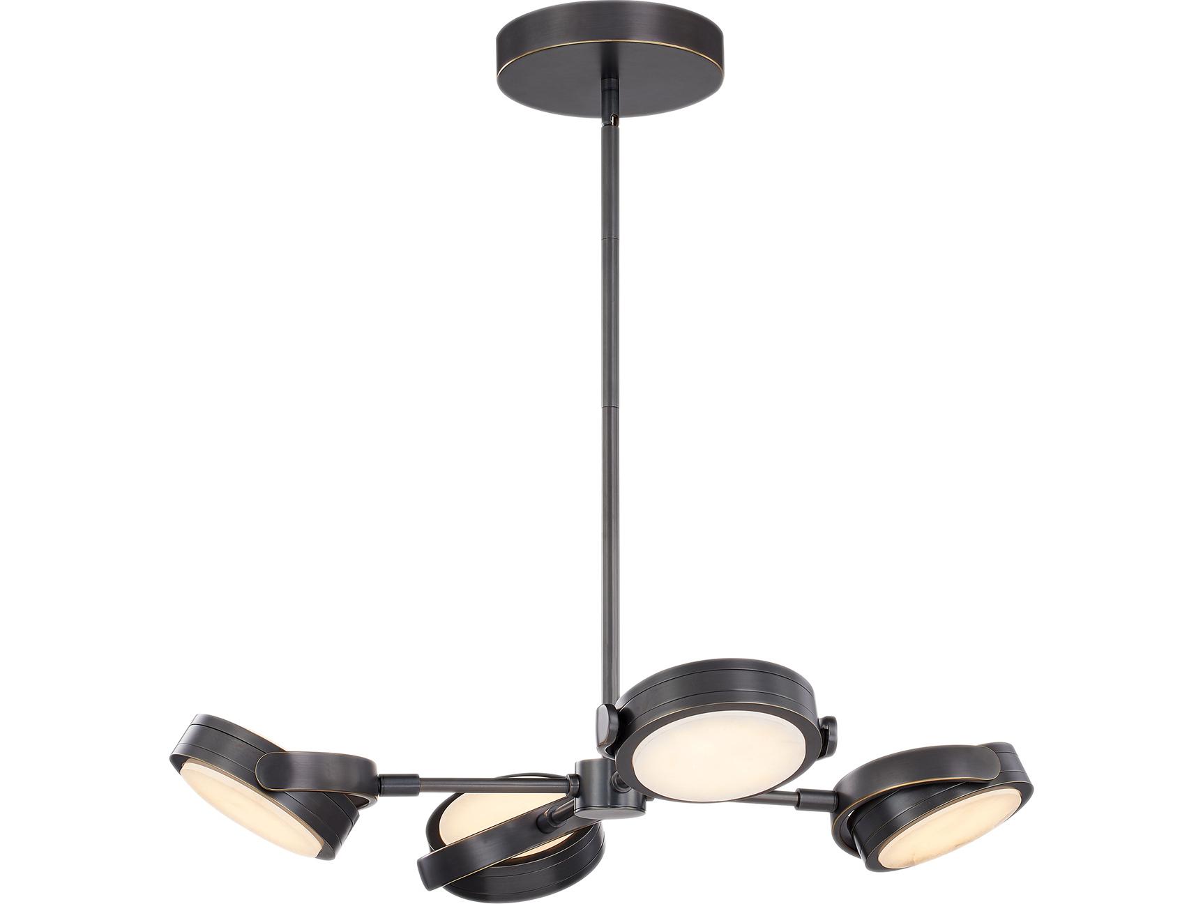Alora Lighting Blanco Urban Bronze Round Pendant