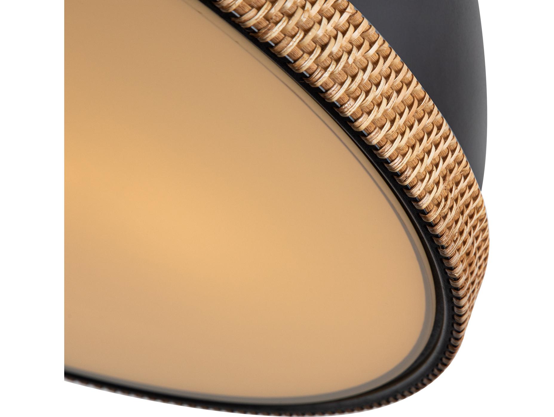 Alora Lighting Doral 3-Light Matte Black Vintage Brass Dome Pendant