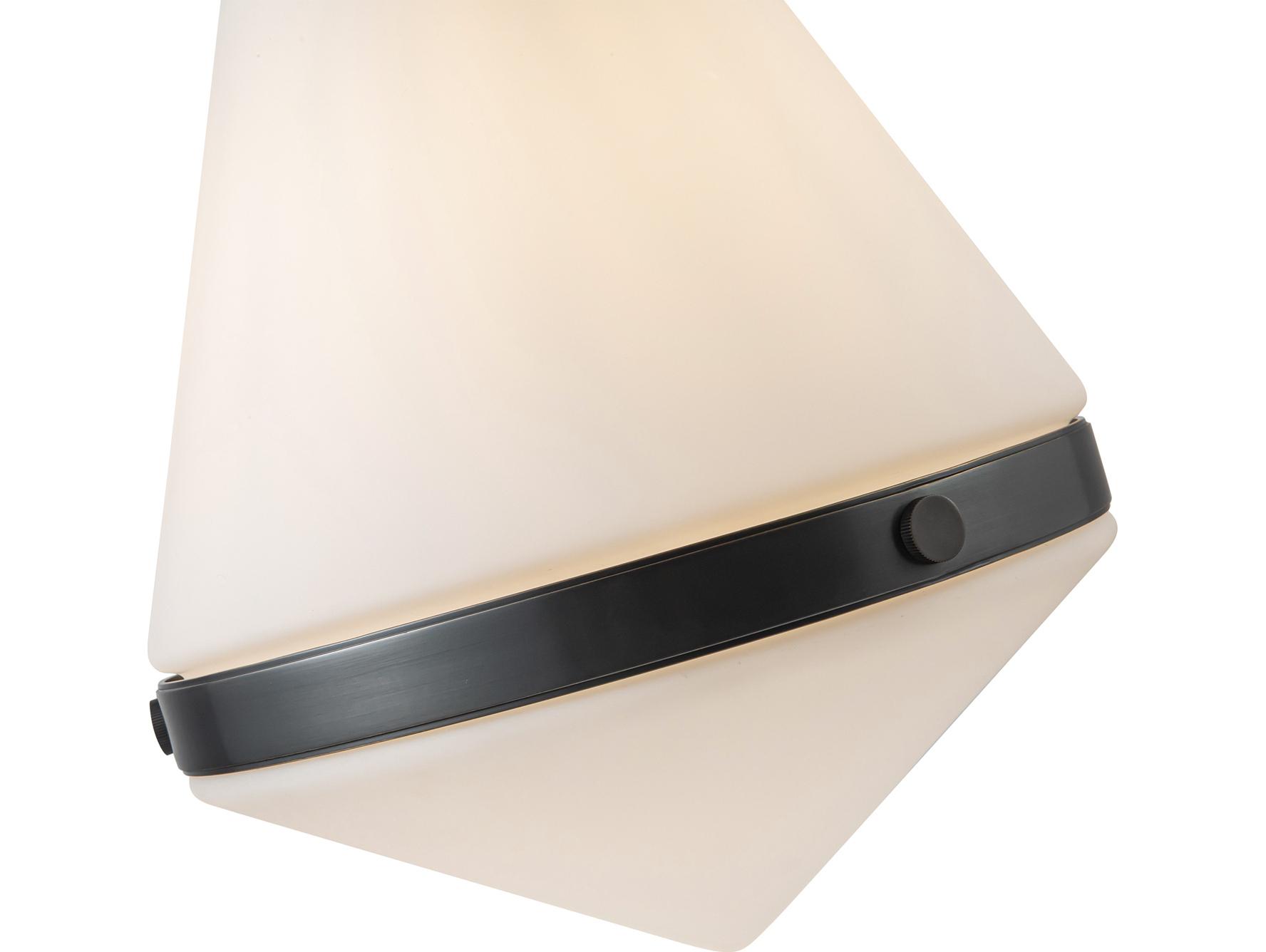 Alora Lighting Willard 1-Light Urban Bronze Black Geometric Pendant