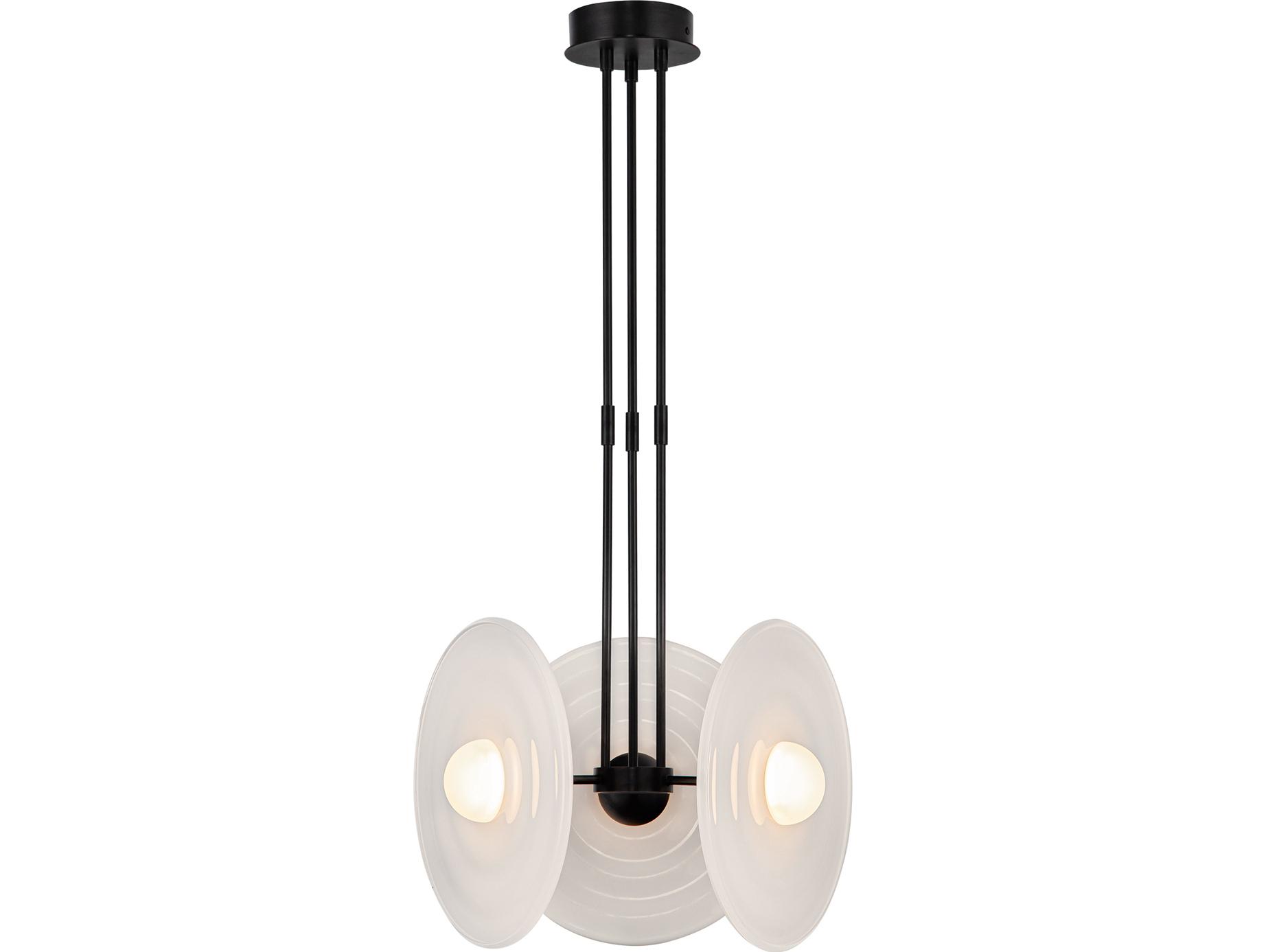 Alora Lighting Harbour Urban Bronze Black Round Pendant