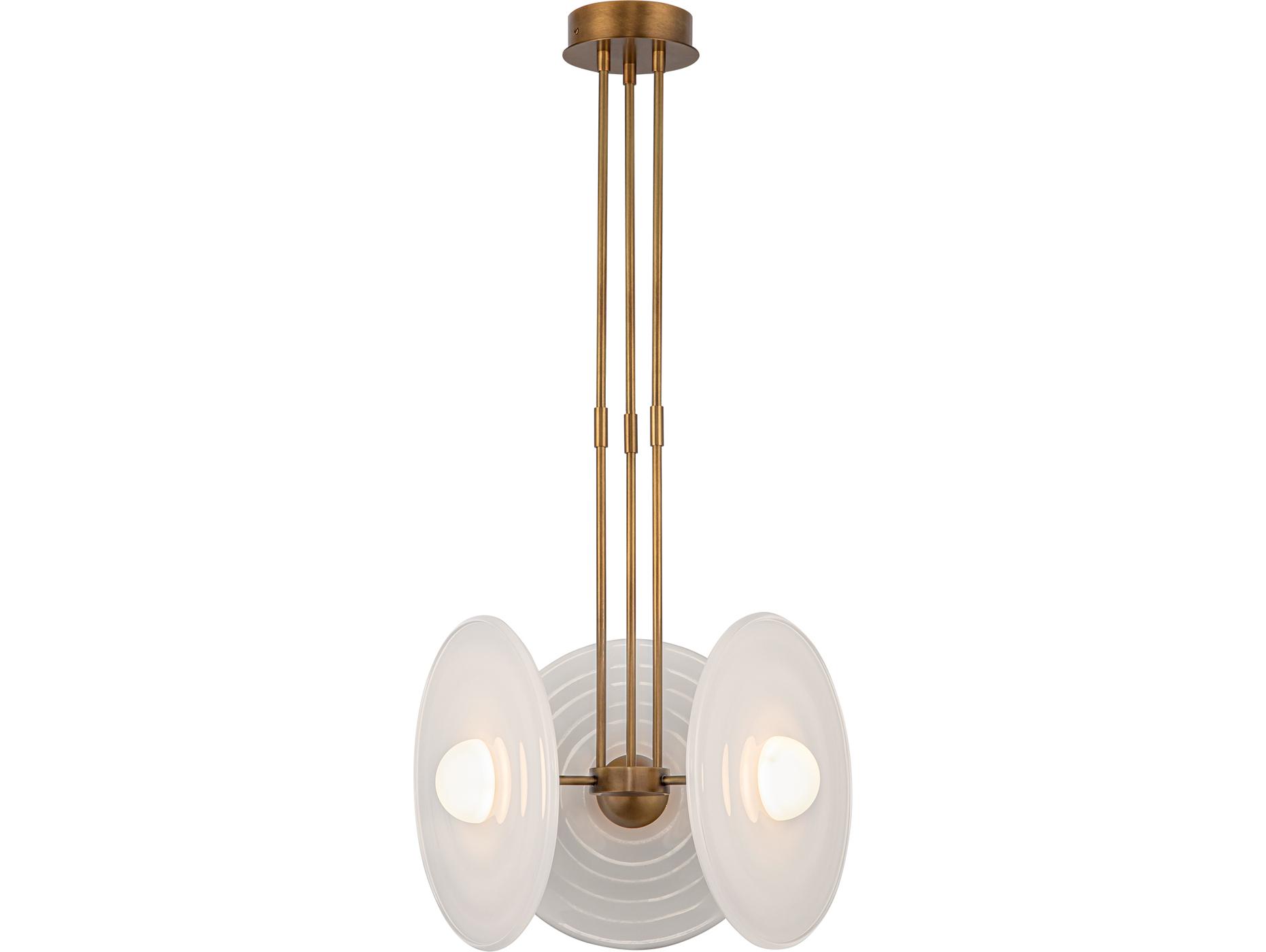 Alora Lighting Harbour Vintage Brass Dome Pendant