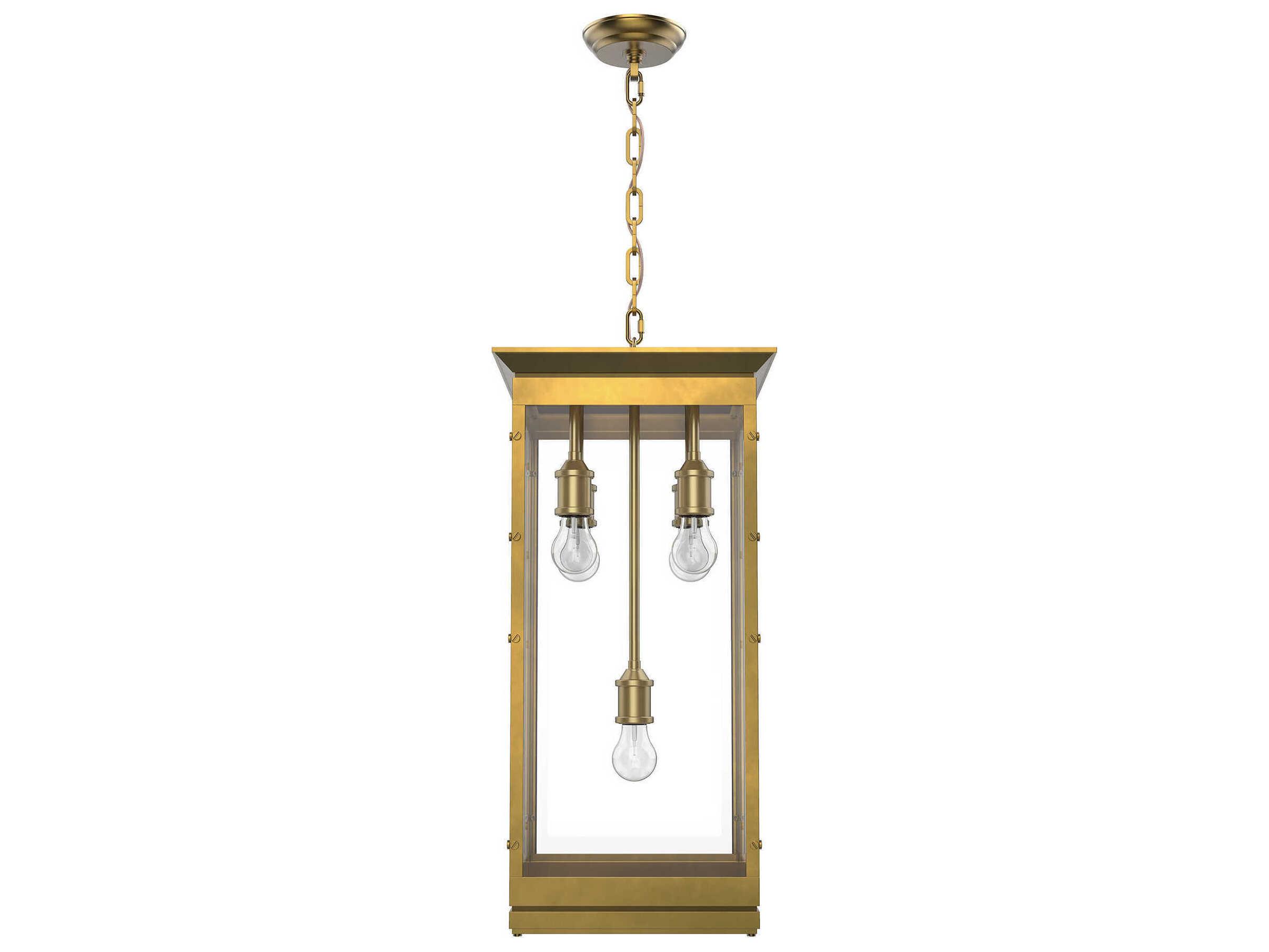 Alora Lighting Douglas 5-Light Vintage Brass Pendant