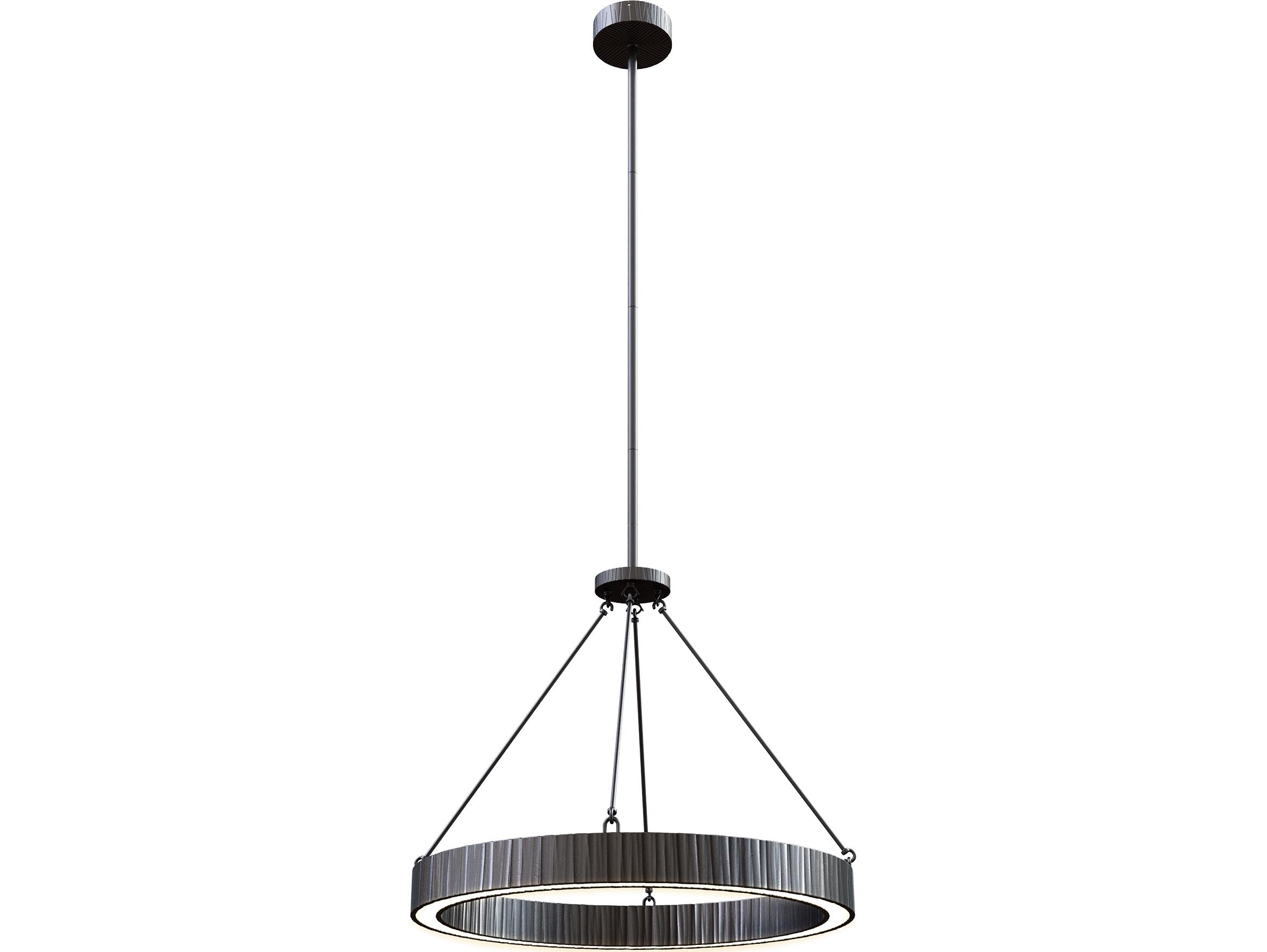 Alora Lighting Kensington Urban Bronze Black Round Pendant