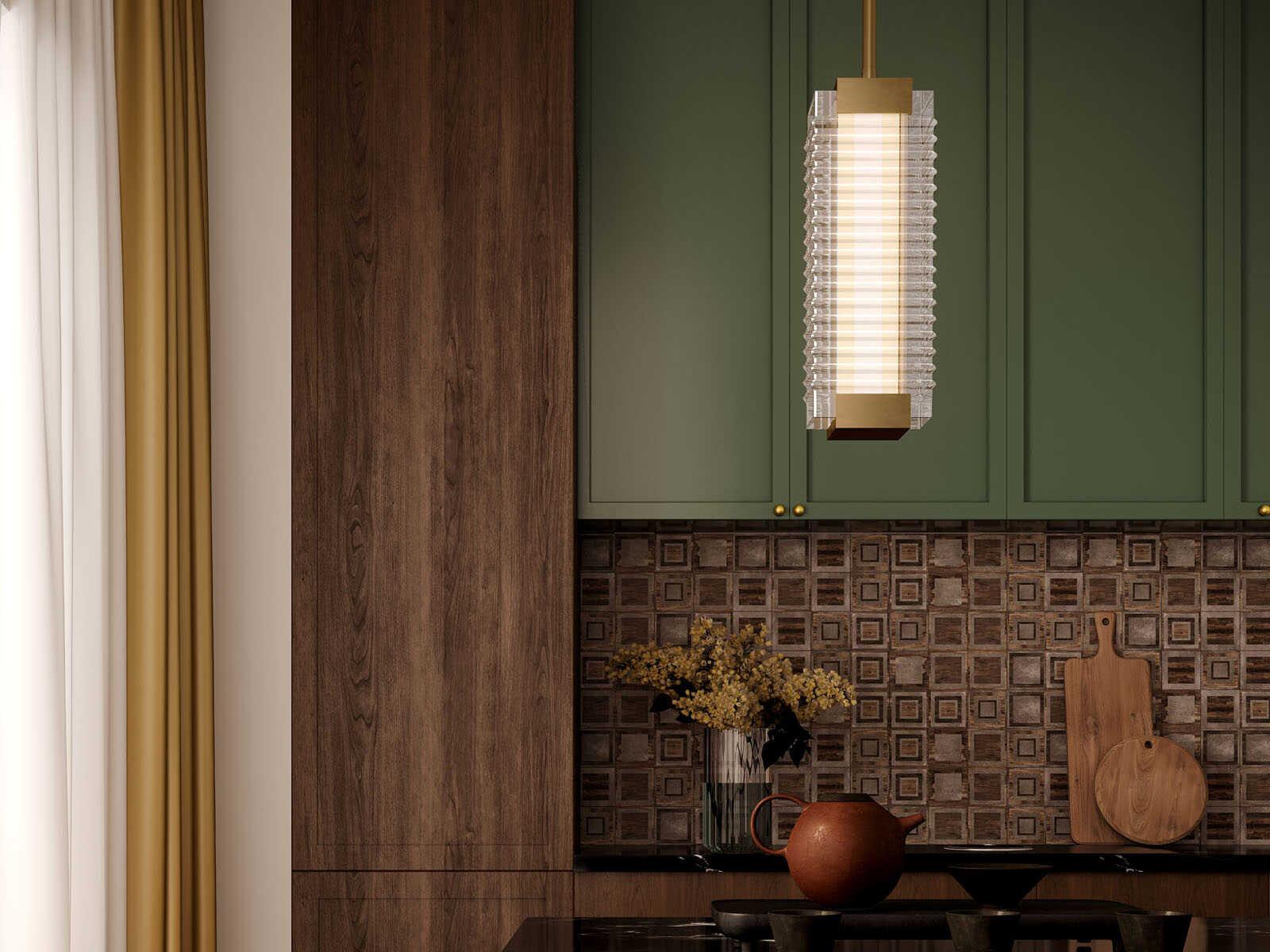 Alora Lighting Alai Vintage Brass Mini Pendant