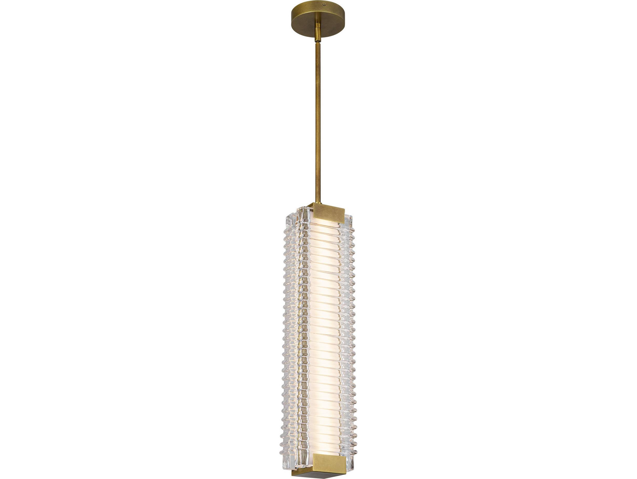 Alora Lighting Alai Vintage Brass Mini Pendant