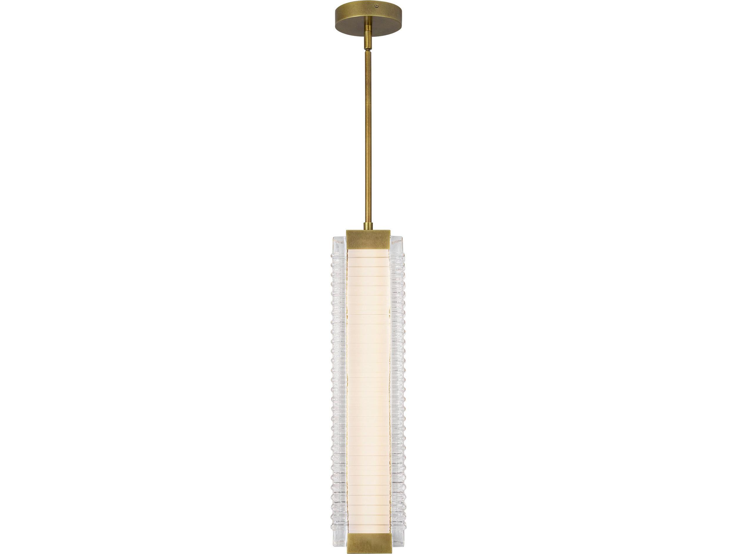 Alora Lighting Alai Vintage Brass Mini Pendant