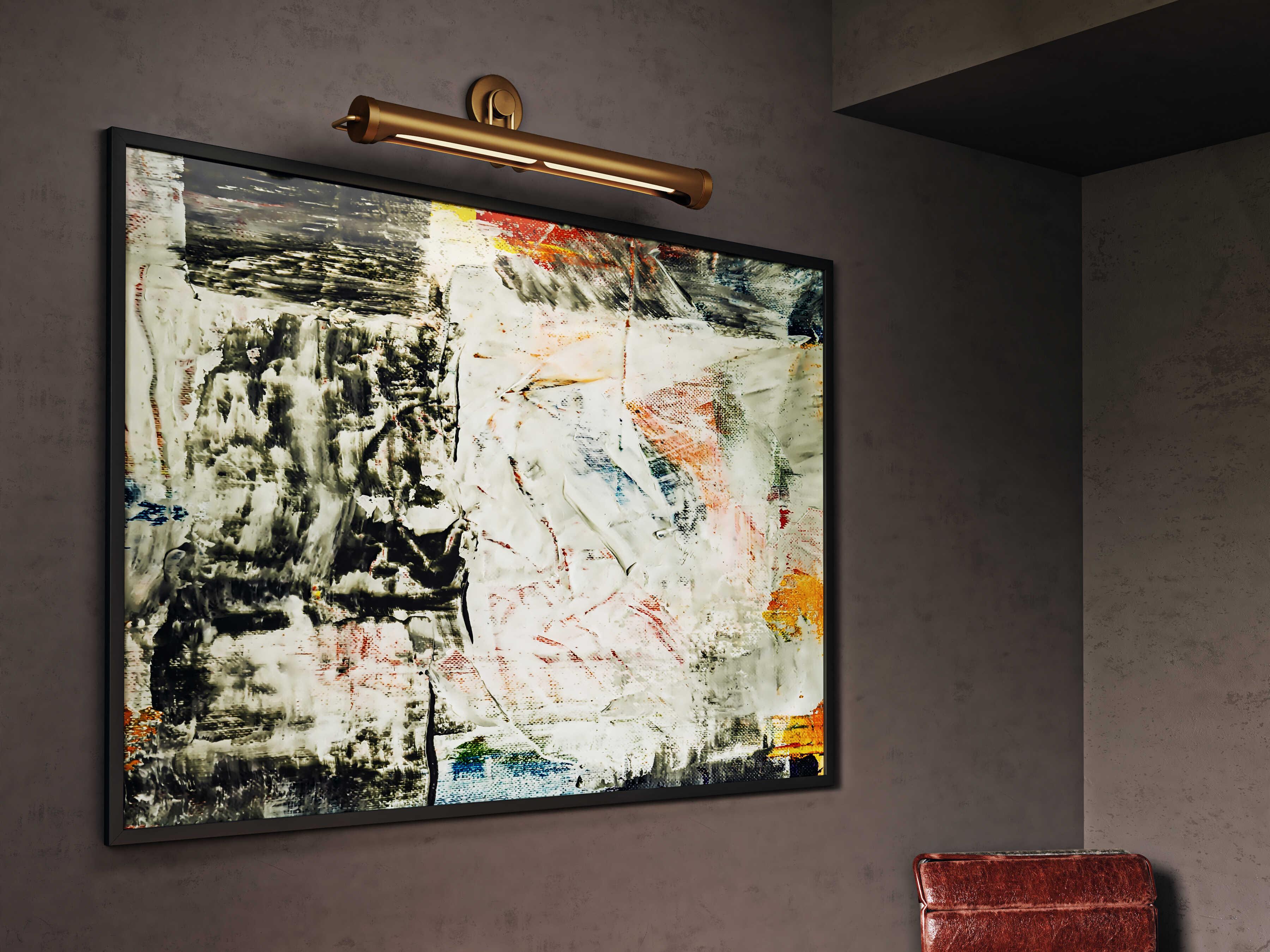 Alora Lighting Wynwood 2-Light Vintage Brass Picture Light