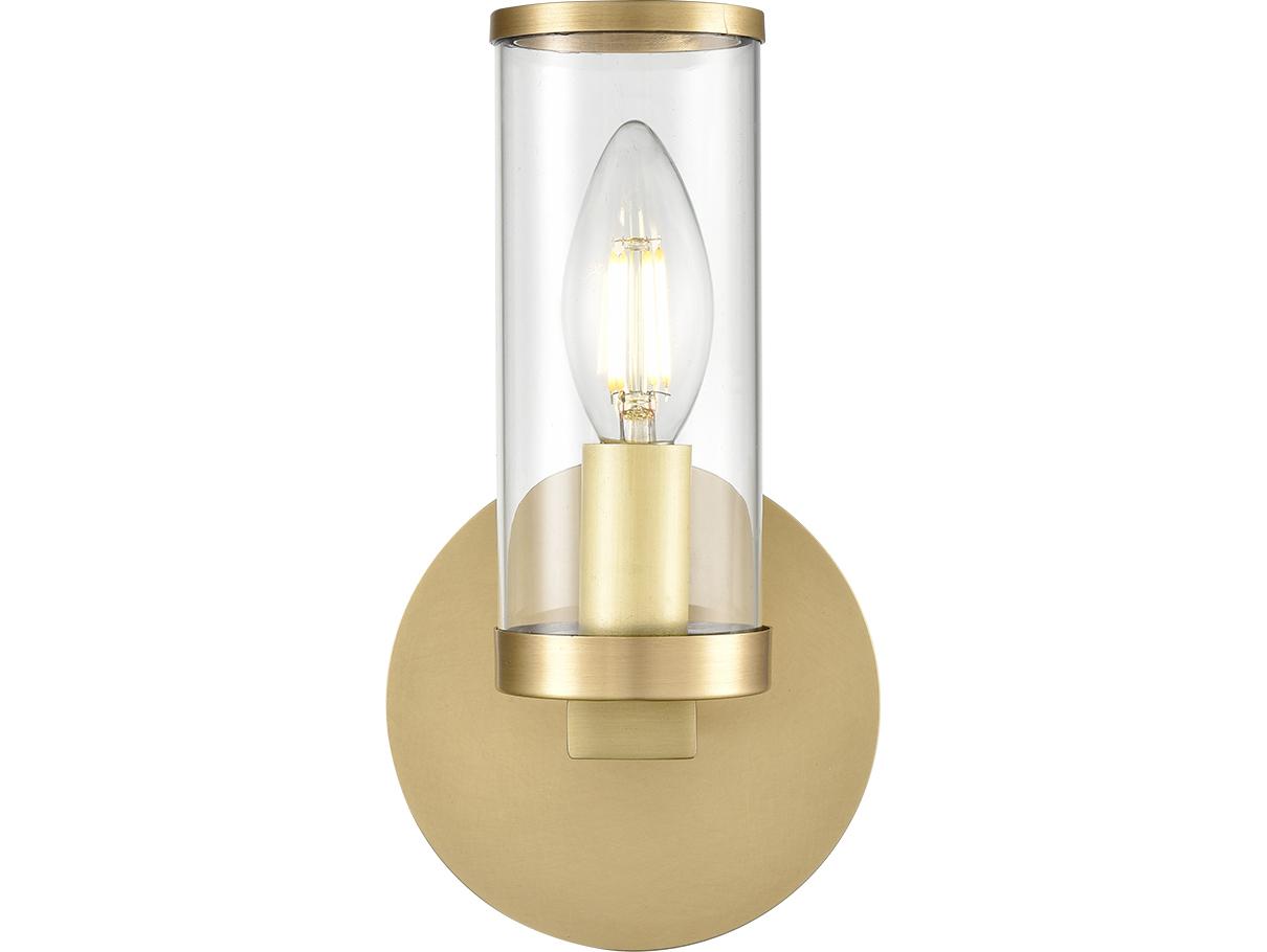 Alora Lighting Revolve 1-Light Natural Brass Wall Sconce