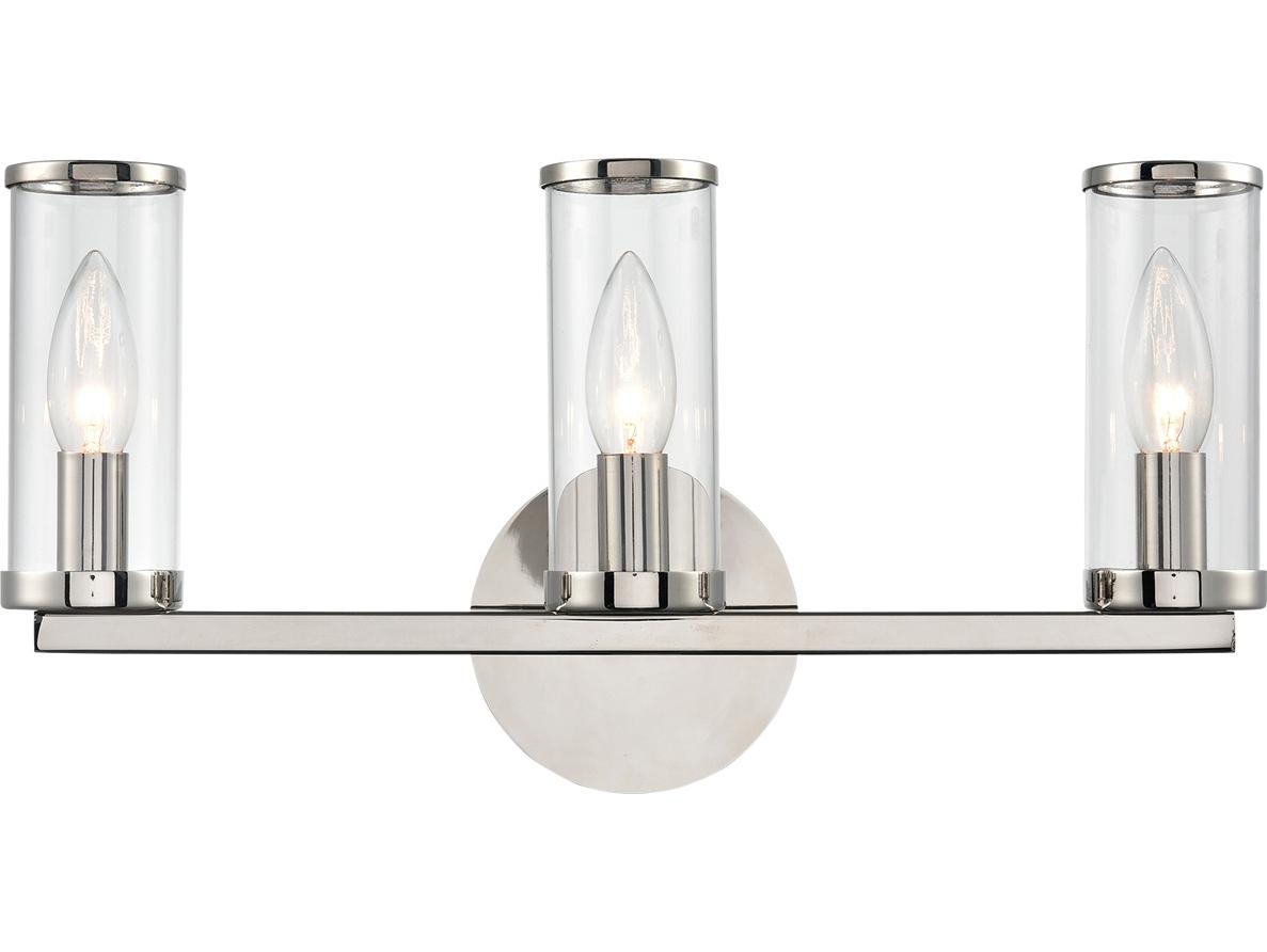 Alora Lighting Revolve 3-Light Polished Nickel Wall Sconce