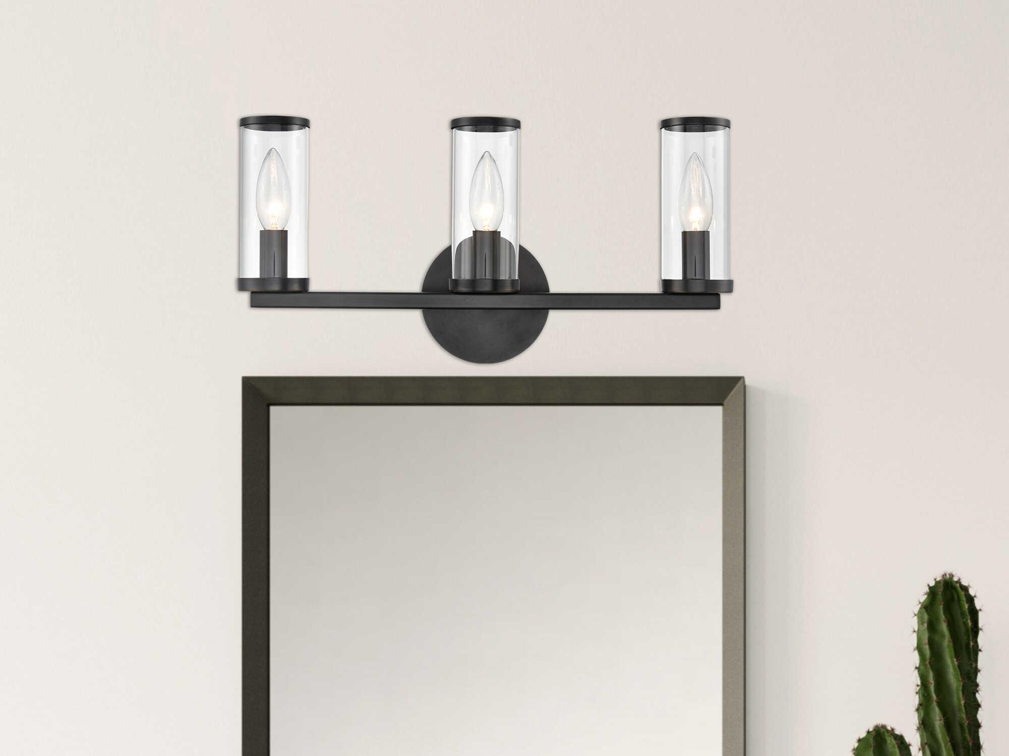 Alora Lighting Revolve 3-Light Urban Bronze Black Wall Sconce